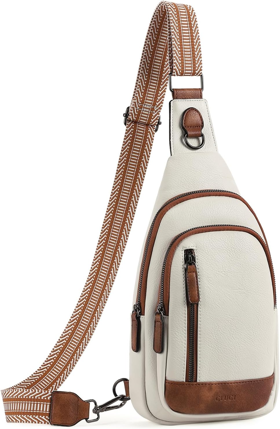 CLUCI Crossbody Bags for Women – Sling Backpack Travel Bag in Leather CLUCI Crossbody Bags for Women – Sling Backpack Travel Bag in Leather