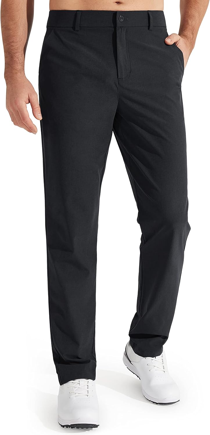 Libin Mens Golf Pants Stretch Work Dress Pants 30″/32″/34″ Quick Dry Lightweight Casual Comfy Trousers with Pockets Libin Mens Golf Pants Stretch Work Dress Pants 30″/32″/34″ Quick Dry Lightweight Casual Comfy Trousers with Pockets