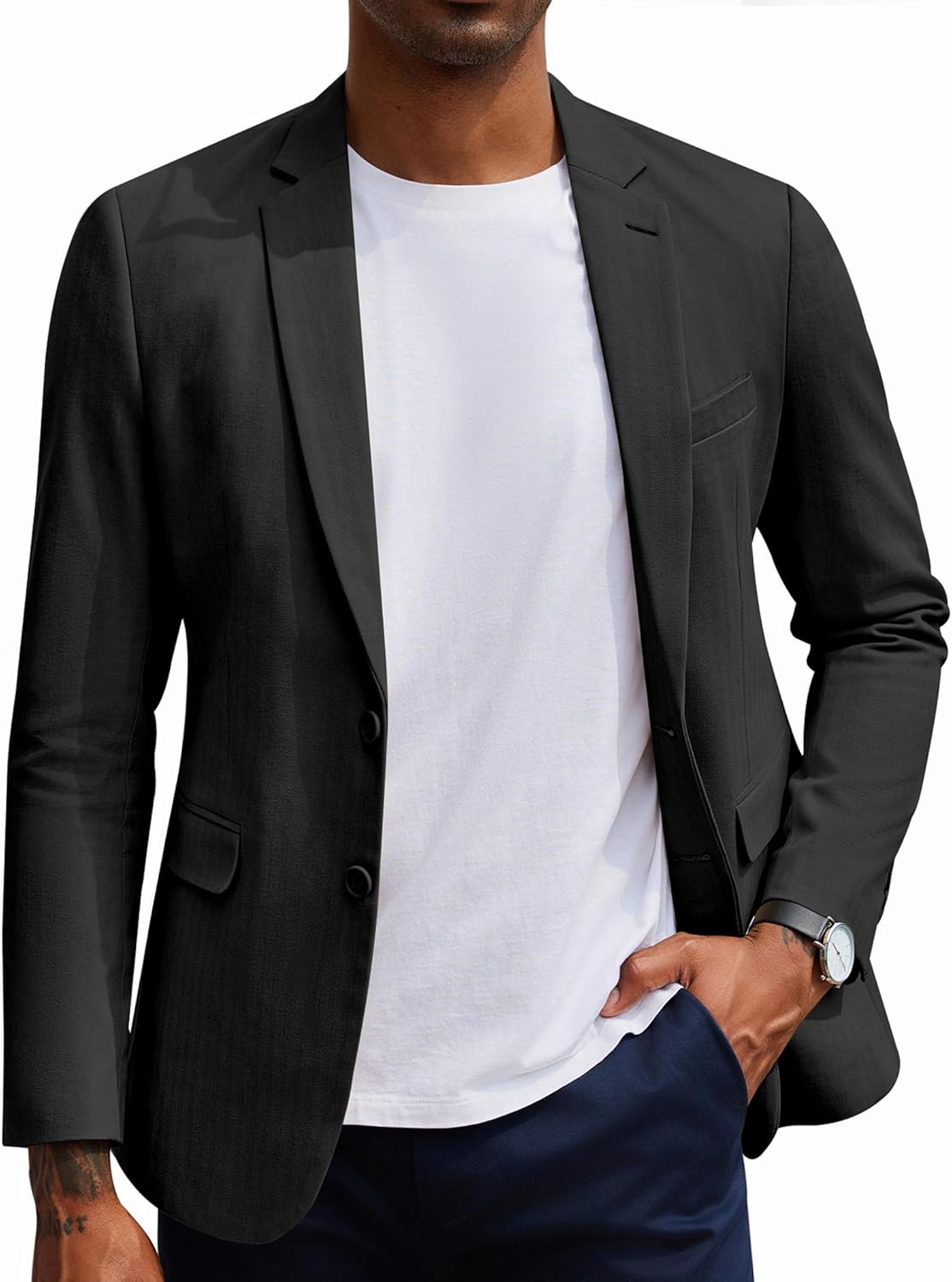 COOFANDY Men’s Casual Blazer Slim Fit Herringbone Sport Coats Two Buttons Heavyweight Cotton Suit Jacket COOFANDY Men’s Casual Blazer Slim Fit Herringbone Sport Coats Two Buttons Heavyweight Cotton Suit Jacket