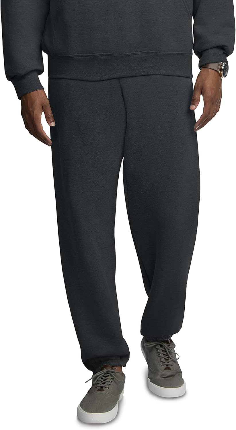 Fruit of the Loom Eversoft Fleece Elastic Bottom Sweatpants with Pockets, Relaxed Fit, Moisture Wicking, Breathable Fruit of the Loom Eversoft Fleece Elastic Bottom Sweatpants with Pockets, Relaxed Fit, Moisture Wicking, Breathable