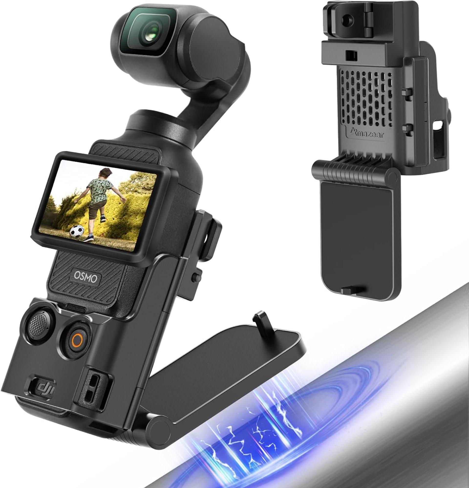 Magnetic Mount Stand Compatible with DJI Osmo Pocket 3, Upgraded Pocket3 Accessories Adapter Clamp Magnet Suction Case Holder on Desktop, Vertical Surface, 180° Adjustable Handle, Black Magnetic Mount Stand Compatible with DJI Osmo Pocket 3, Upgraded Pocket3 Accessories Adapter Clamp Magnet Suction Case Holder on Desktop, Vertical Surface, 180° Adjustable Handle, Black