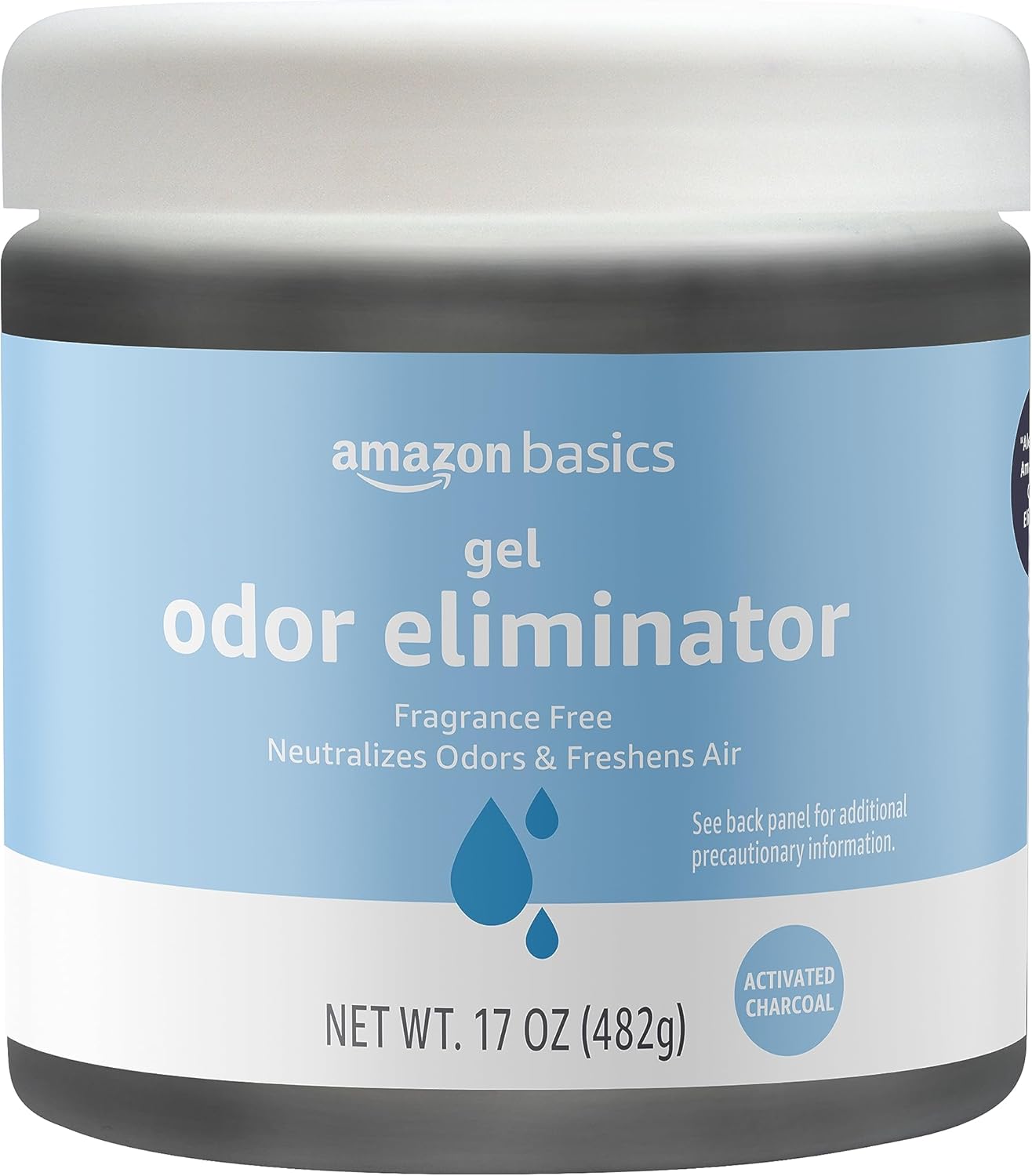 Amazon Basics Gel Odor Eliminator, Charcoal, 1.06 Pound (Pack of 1) Amazon Basics Gel Odor Eliminator, Charcoal, 1.06 Pound (Pack of 1)