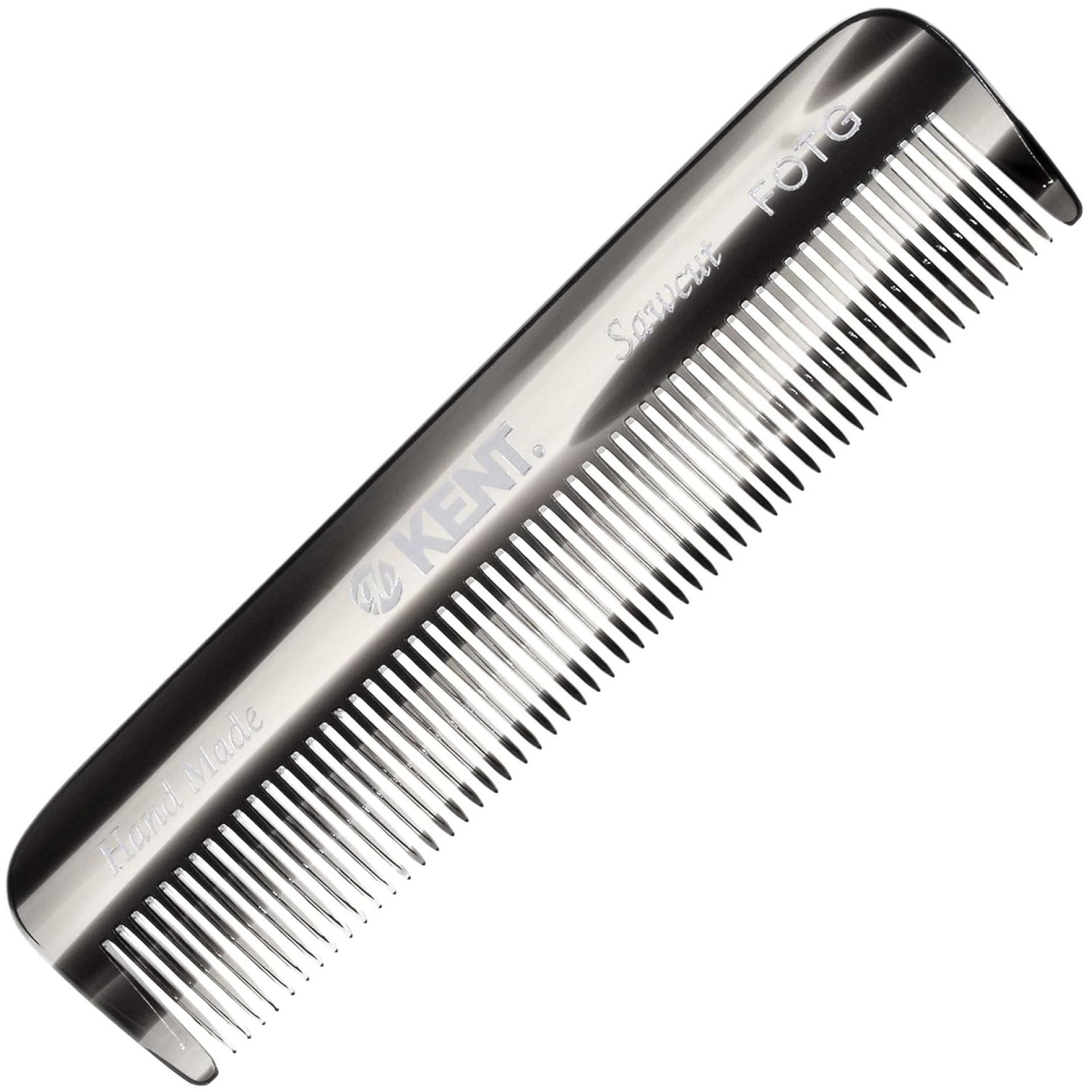 Kent FOT G 4.5″ Handmade Pocket and Travel Comb – Fine Tooth Styling Comb for Fine or Thinning Hair, Mustache, Beard, and Hair Care Kent FOT G 4.5″ Handmade Pocket and Travel Comb – Fine Tooth Styling Comb for Fine or Thinning Hair, Mustache, Beard, and Hair Care