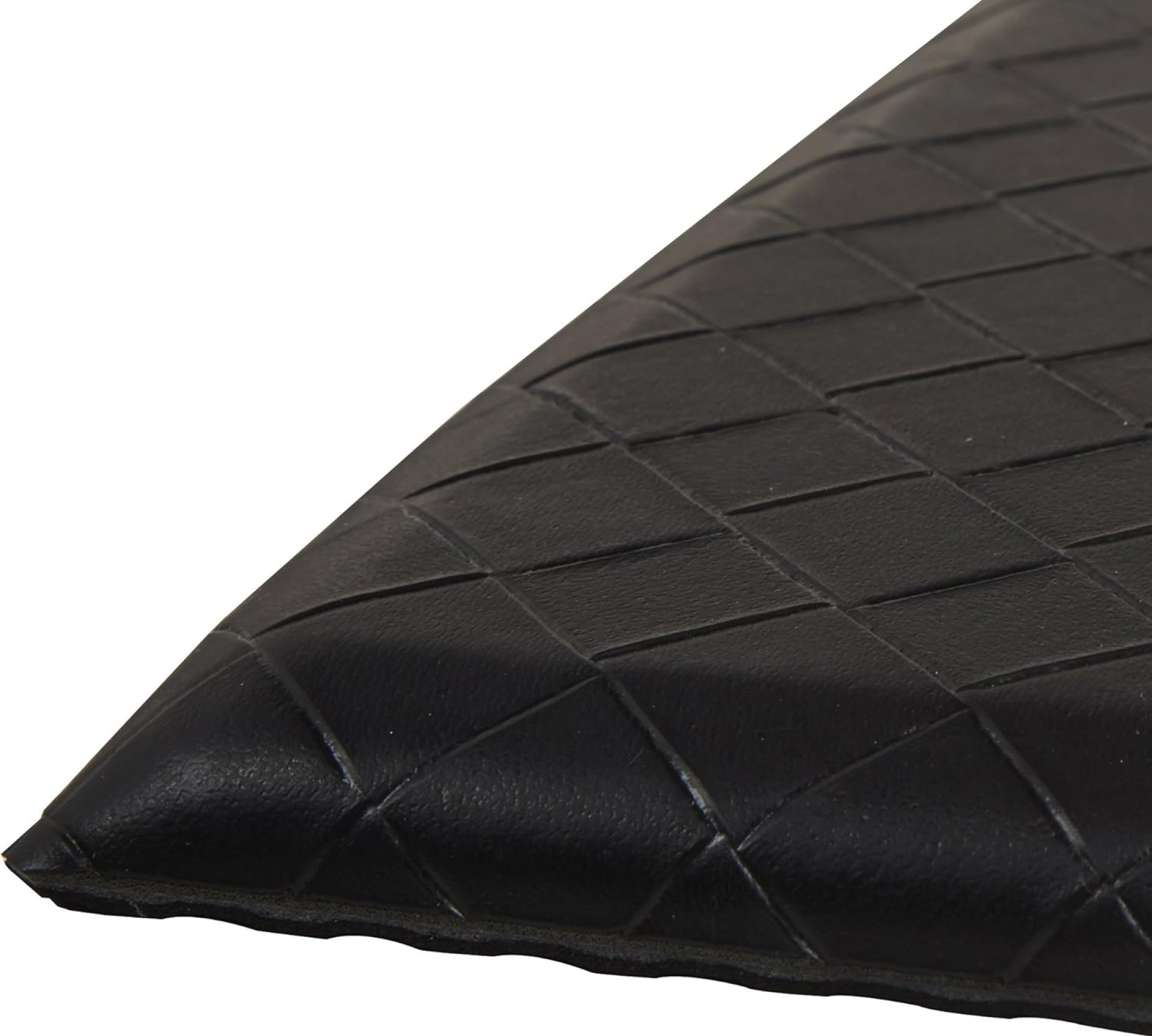 Amazon Basics Rectangular Non-slip,Stain Anti Fatigue Standing Comfort Mat for Home and Office, 36″L x 20″W x 0.6″Th, Black, Pack of 1 Amazon Basics Rectangular Non-slip,Stain Anti Fatigue Standing Comfort Mat for Home and Office, 36″L x 20″W x 0.6″Th, Black, Pack of 1