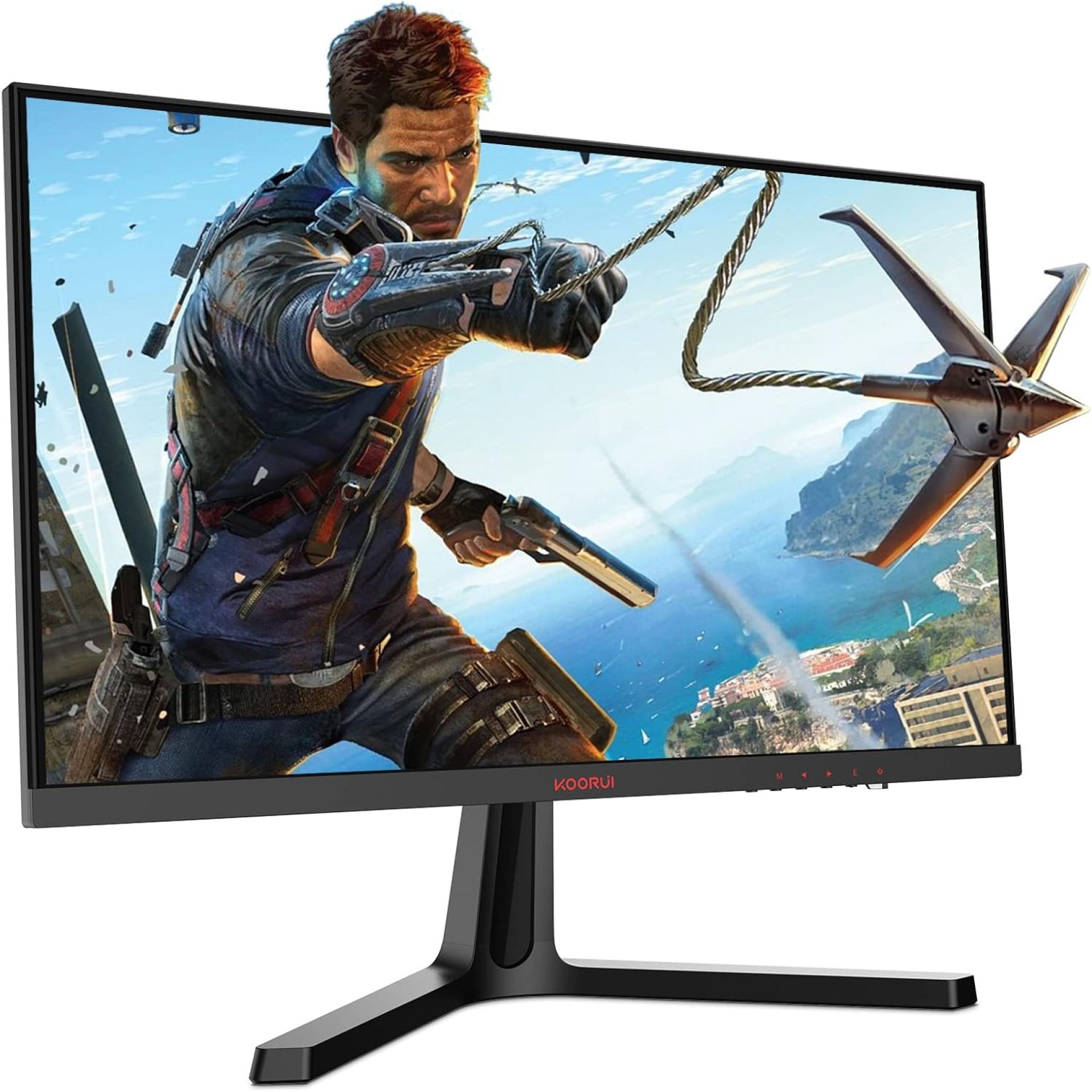 KOORUI 24 Inch Computer Monitor -FHD 1080P Gaming Monitor 165Hz VA 1ms, AdaptiveSync Technology, LED Monitors with Ultra-Thin, HDMI X2 /DP, VESA Compatible, Eye Care 24E4 KOORUI 24 Inch Computer Monitor -FHD 1080P Gaming Monitor 165Hz VA 1ms, AdaptiveSync Technology, LED Monitors with Ultra-Thin, HDMI X2 /DP, VESA Compatible, Eye Care 24E4