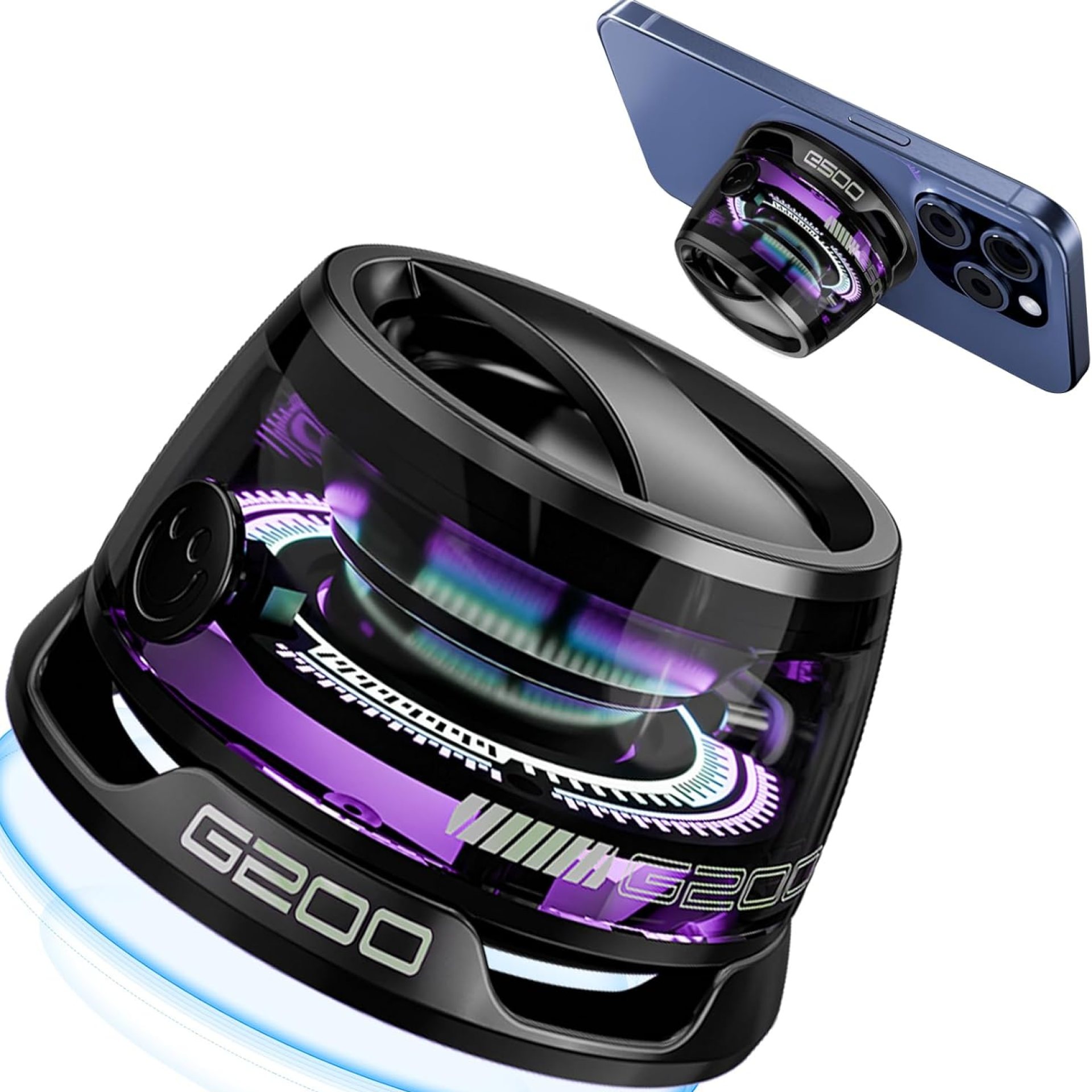 Magnetic Bluetooth Speaker,Small Bluetooth Speaker with Multi-RGB Color Light and Phone Holder for Metal Surface, Perfect Mini Speaker for Shower,Room,Bike,Car,Outdoor Gifts for Teens (1 Pack Black) Magnetic Bluetooth Speaker,Small Bluetooth Speaker with Multi-RGB Color Light and Phone Holder for Metal Surface, Perfect Mini Speaker for Shower,Room,Bike,Car,Outdoor Gifts for Teens (1 Pack Black)