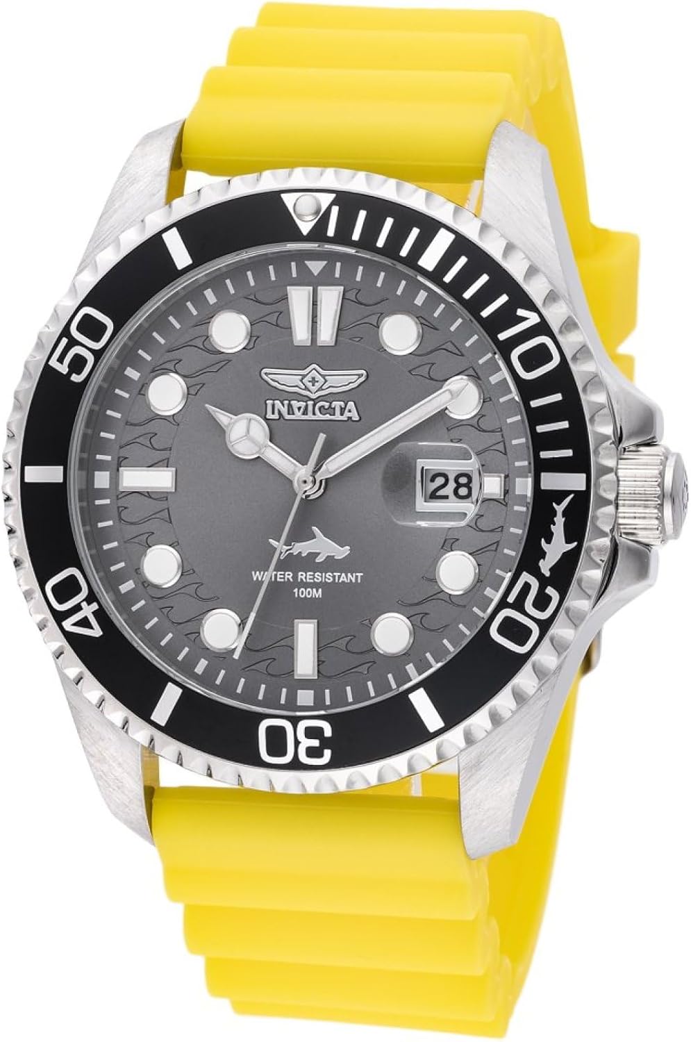 INVICTA Pro Diver Men 43mm Stainless Steel Gold Black dial PC32 Quartz INVICTA Pro Diver Men 43mm Stainless Steel Gold Black dial PC32 Quartz