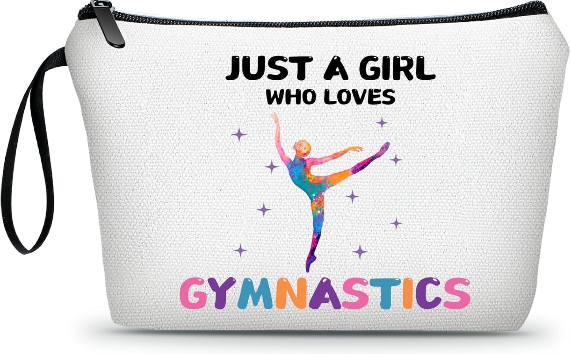 Gymnastics Cosmetic Bag, Travel & Daily Use, Gymnastics Theme, Multifunctional Makeup Bag, Gift for Girls & Women Gymnastics Cosmetic Bag, Travel & Daily Use, Gymnastics Theme, Multifunctional Makeup Bag, Gift for Girls & Women