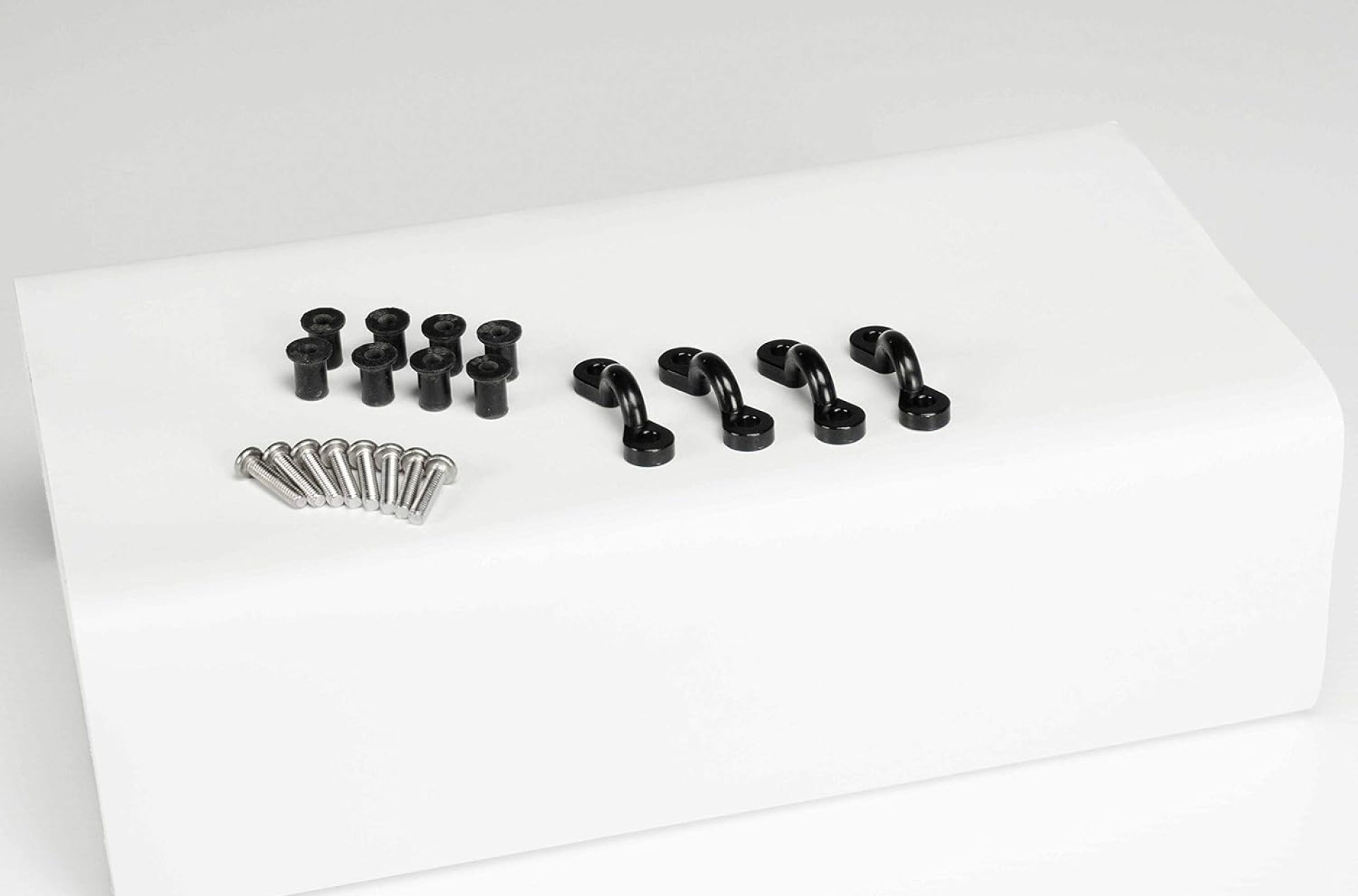 Pelican Kayak Hardware Rigging Kit – Easily Attach Accessories and Gear – 20pcs – Bungee Deck Loops Tie Down Nylon Pad Eye with Stainless Steel Screws – for Fishing Kayaks, Boat and Canoe Pelican Kayak Hardware Rigging Kit – Easily Attach Accessories and Gear – 20pcs – Bungee Deck Loops Tie Down Nylon Pad Eye with Stainless Steel Screws – for Fishing Kayaks, Boat and Canoe