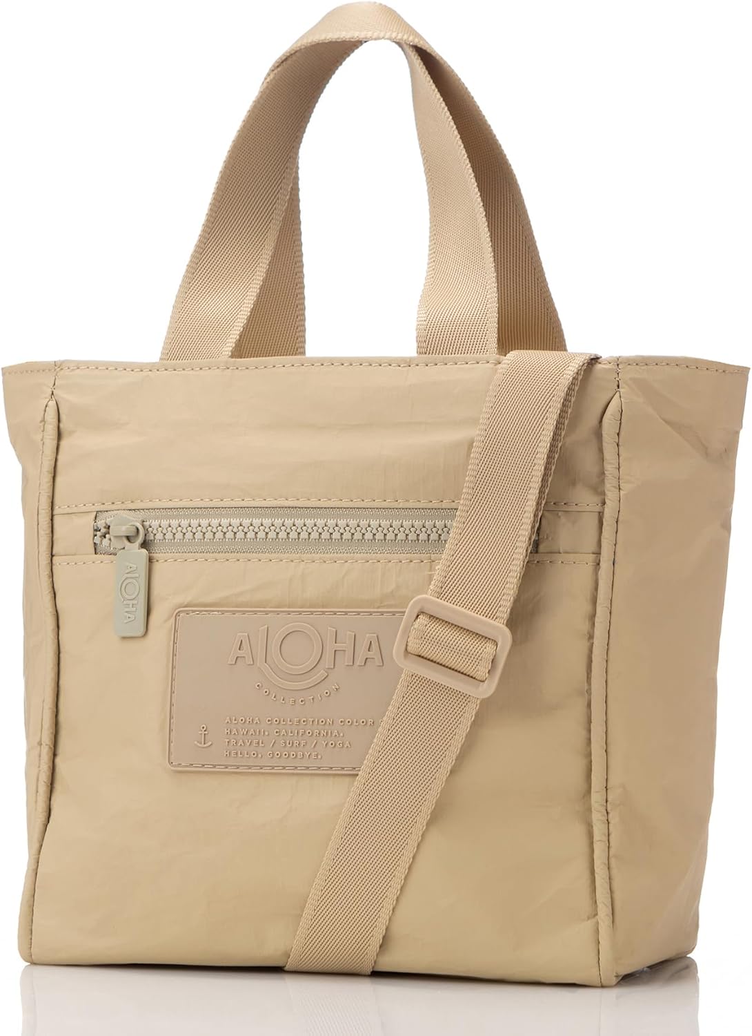 ALOHA Collection Crossbody Bag – Zip-Top Closure, Lightweight, Splash-Proof Mini Tote Bag for Travel, and Everyday Use ALOHA Collection Crossbody Bag – Zip-Top Closure, Lightweight, Splash-Proof Mini Tote Bag for Travel, and Everyday Use