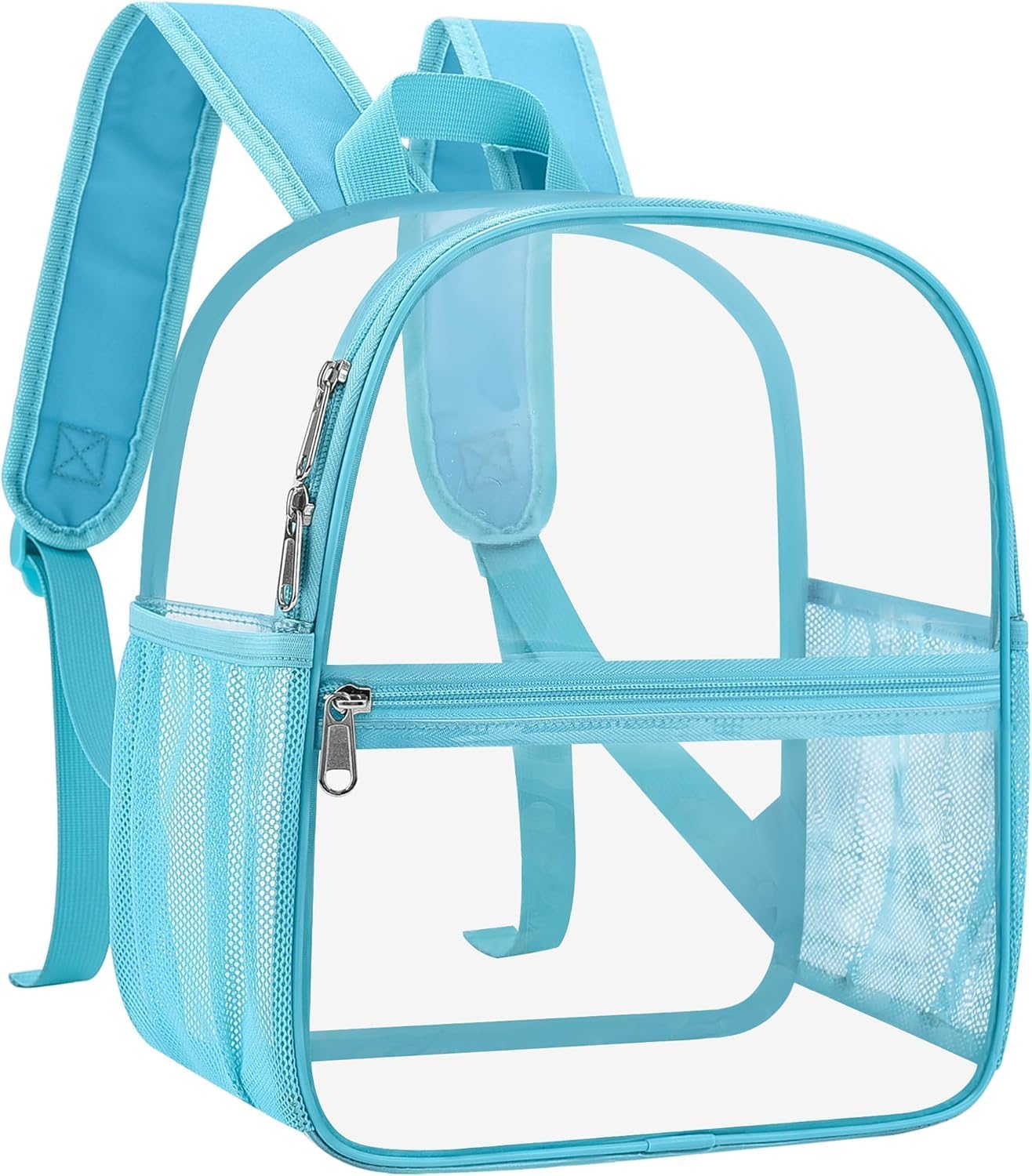 Oraben Clear Backpack for Stadium Events Clear Stadium Backpack 12x6x12 Bag (Enhanced Strap, Teal) Oraben Clear Backpack for Stadium Events Clear Stadium Backpack 12x6x12 Bag (Enhanced Strap, Teal)