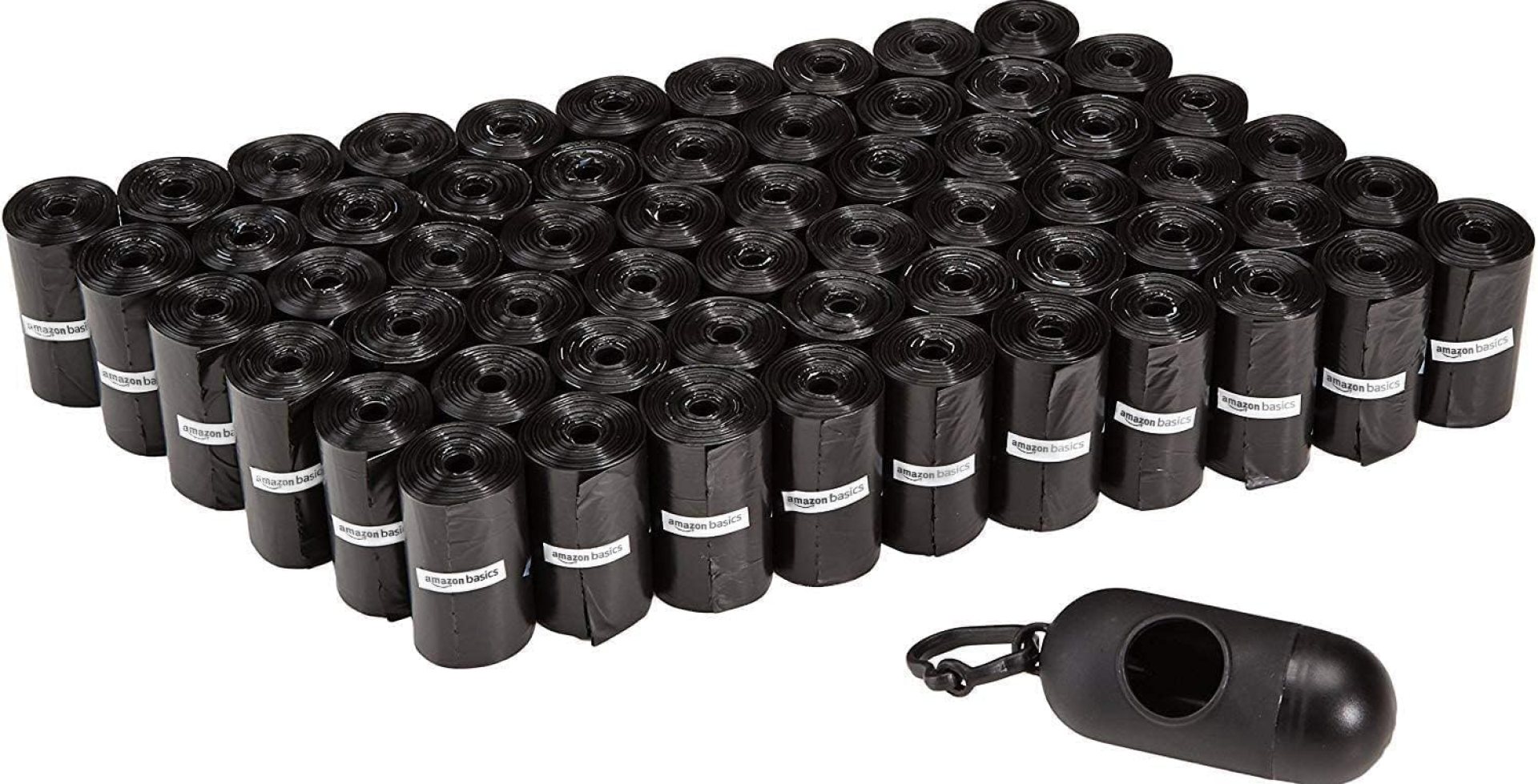 Amazon Basics Dog Poop Bags with Dispenser, 600 Count, Enhanced for Guaranteed Leakproof, Unscented, Includes Leash Clip Amazon Basics Dog Poop Bags with Dispenser, 600 Count, Enhanced for Guaranteed Leakproof, Unscented, Includes Leash Clip