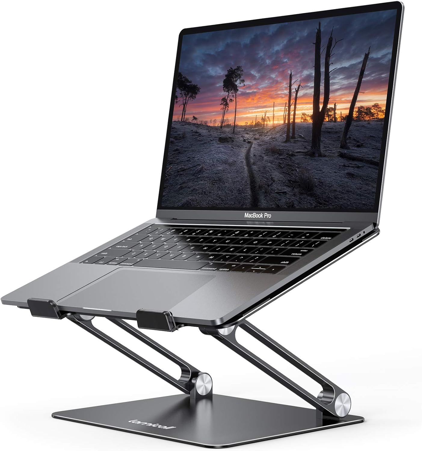 Lamicall Adjustable Laptop Stand, Portable Laptop Riser, Aluminum Laptop Stand for Desk Foldable, Ergonomic Computer Notebook Stand Holder for MacBook Air Pro, Dell XPS, HP (10-17.3”) – Black Lamicall Adjustable Laptop Stand, Portable Laptop Riser, Aluminum Laptop Stand for Desk Foldable, Ergonomic Computer Notebook Stand Holder for MacBook Air Pro, Dell XPS, HP (10-17.3”) – Black