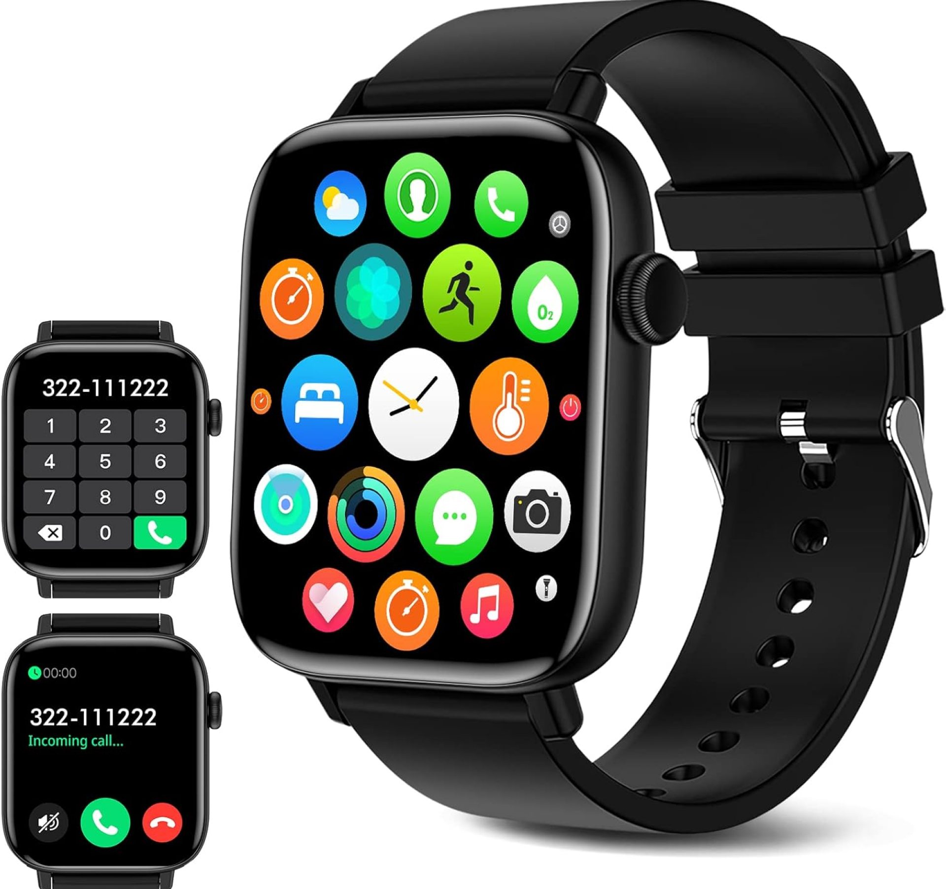 Smart Watch for Android iPhone, 1.9″ Fitness Tracker with (Answer/Make Calls) IP 67 Waterproof Sport Digital Watches, Blood Pressure Heart Rate Monitor Step Counter Sleep Tracker Smart Watch for Android iPhone, 1.9″ Fitness Tracker with (Answer/Make Calls) IP 67 Waterproof Sport Digital Watches, Blood Pressure Heart Rate Monitor Step Counter Sleep Tracker