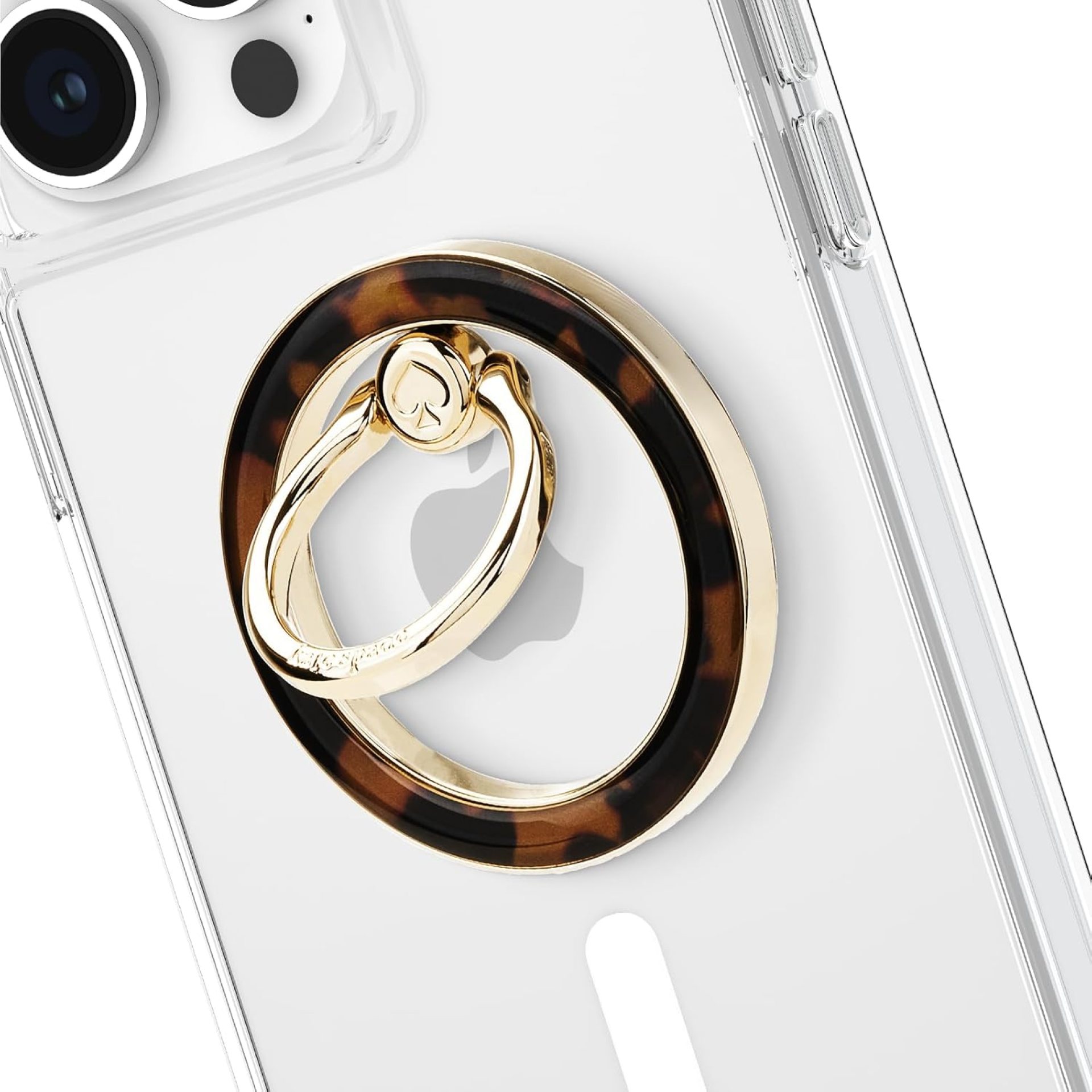 kate spade new york Magnetic Phone Ring Grip with Stand – Removable and Collapsible – Tortoiseshell kate spade new york Magnetic Phone Ring Grip with Stand – Removable and Collapsible – Tortoiseshell