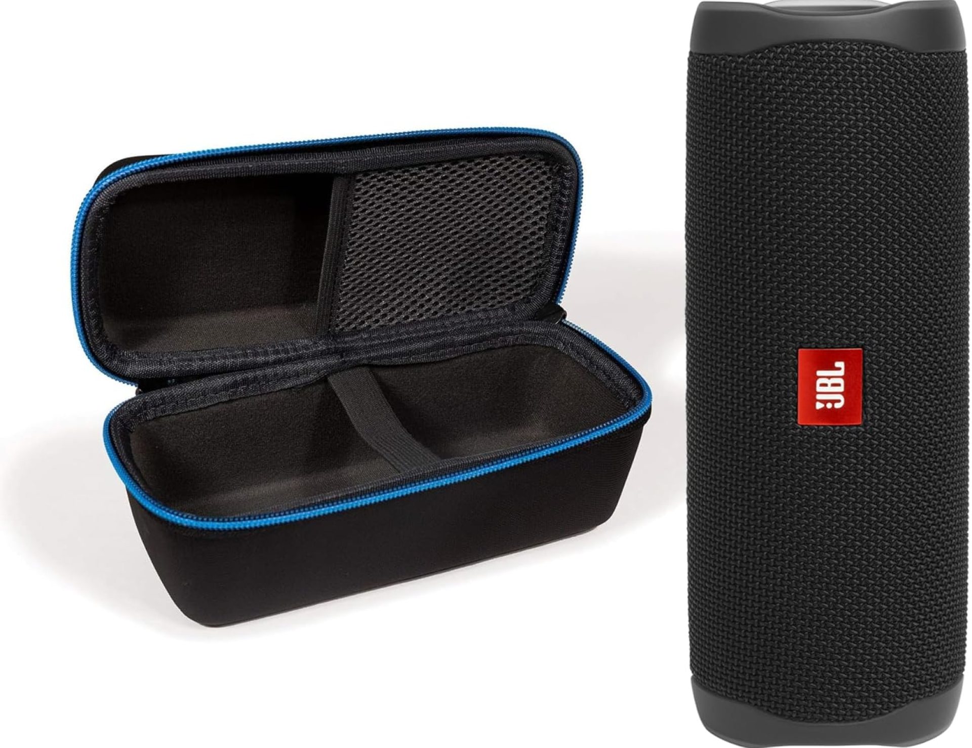 JBL Flip 5 (Black) + Bundle with divvi! Protective Hardshell Case JBL Flip 5 (Black) + Bundle with divvi! Protective Hardshell Case