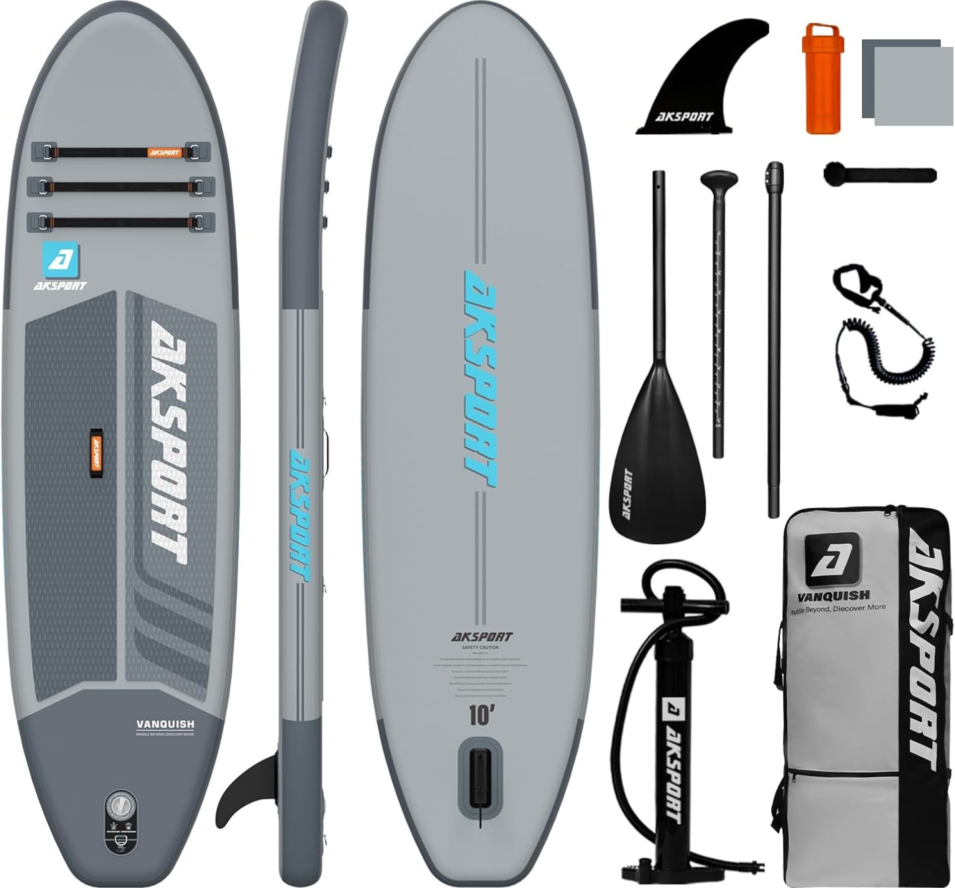 AKSPORT Inflatable Stand Up Paddle Board with Premium SUP Board Accessories,Inflatable Paddle Boards for Youth & Adult AKSPORT Inflatable Stand Up Paddle Board with Premium SUP Board Accessories,Inflatable Paddle Boards for Youth & Adult