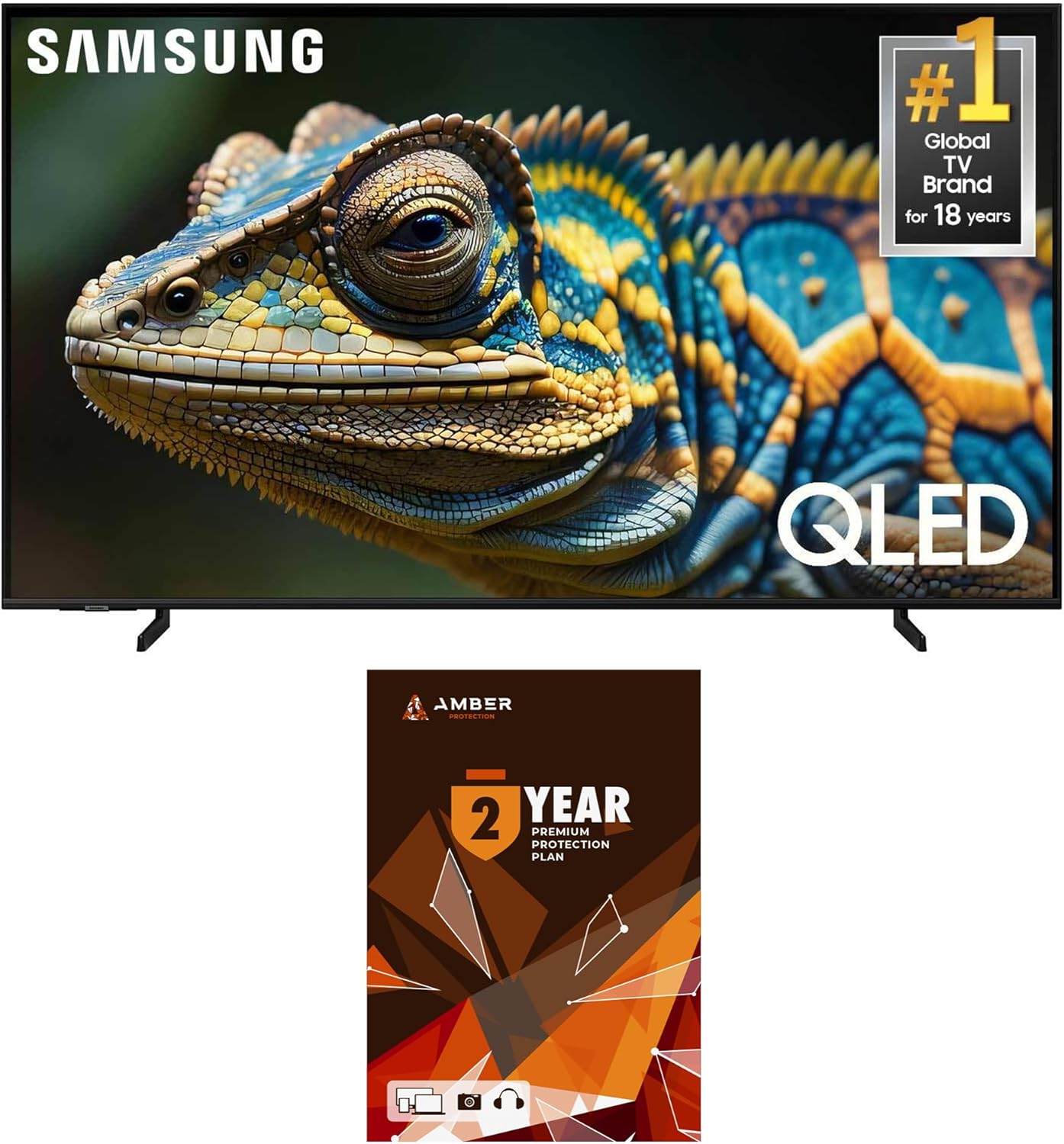 Samsung QN43Q60DAFXZA 43 Inch Q60D QLED 4K Smart TV with Quantum HDR and 2 Year Amber Protection Plan (2024) Samsung QN43Q60DAFXZA 43 Inch Q60D QLED 4K Smart TV with Quantum HDR and 2 Year Amber Protection Plan (2024)