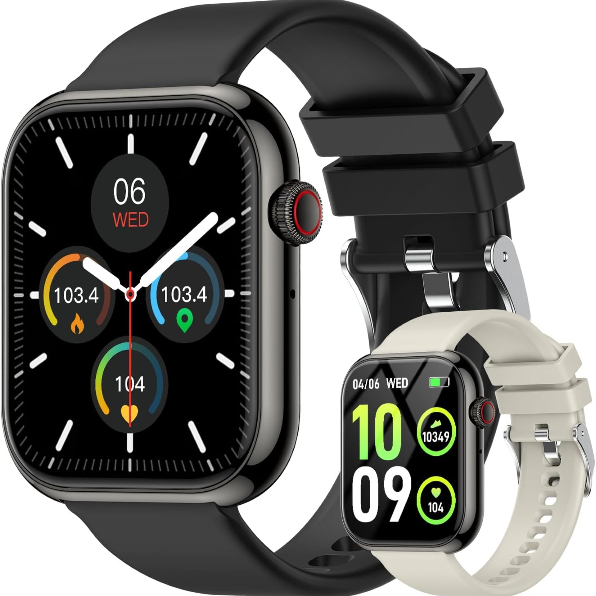 Smart Watch for Men Women Fitness: Waterproof Make/Answer Call Smart Watches for Men Digital Mens Watches Running Step Tracker Smartwatch Android Phones iPhone Samsung Compatible Heart Rate Monitor Smart Watch for Men Women Fitness: Waterproof Make/Answer Call Smart Watches for Men Digital Mens Watches Running Step Tracker Smartwatch Android Phones iPhone Samsung Compatible Heart Rate Monitor