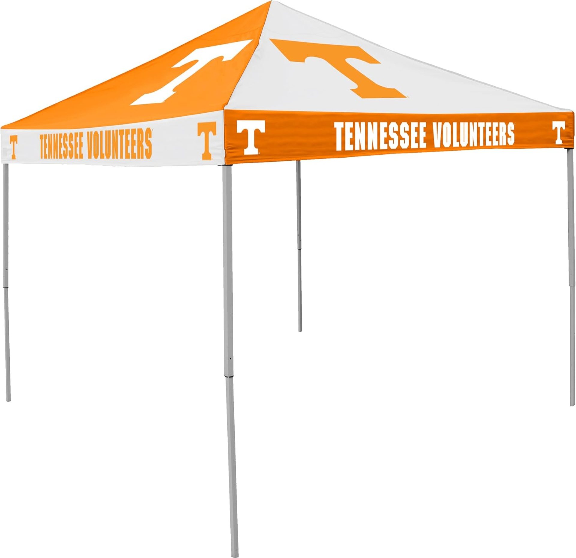 Logo Brands NCAA CB Tent, Tennessee, 9 foot X 9 foot,White Logo Brands NCAA CB Tent, Tennessee, 9 foot X 9 foot,White