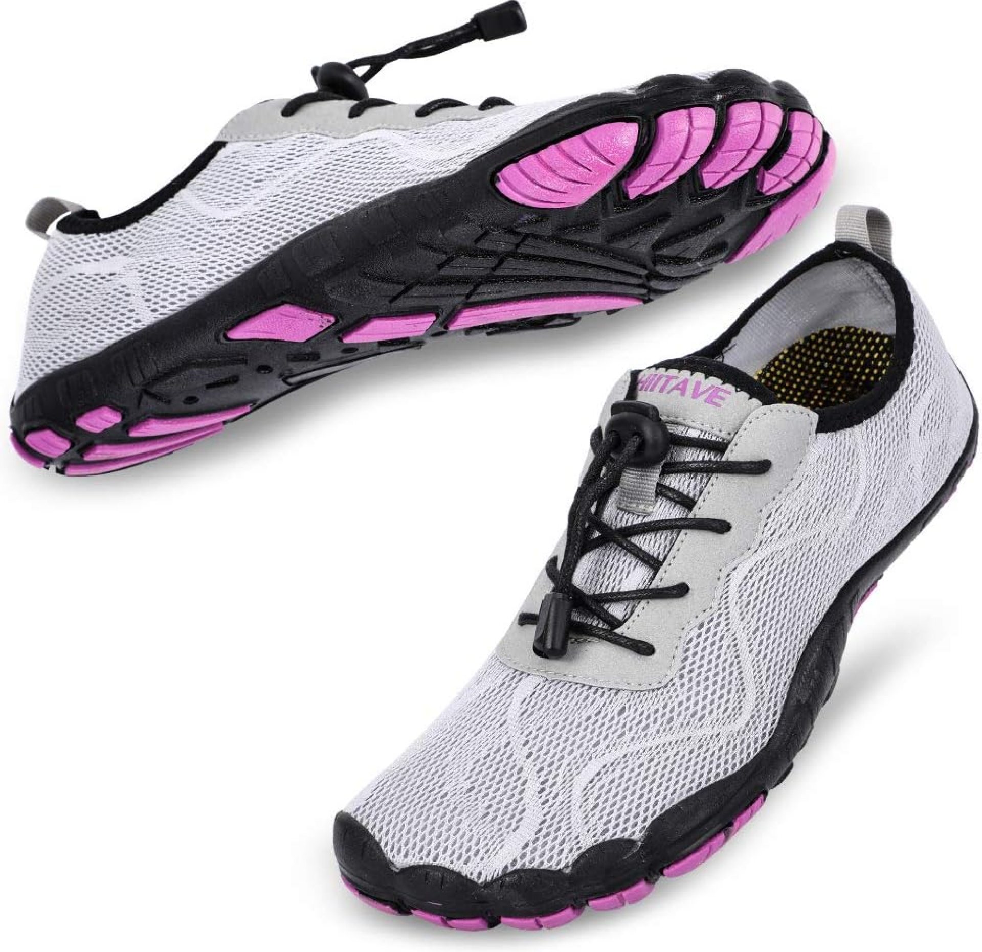 hiitave Womens Water Shoes Quick Dry Barefoot for Swim Diving Surf Aqua Sports Pool Beach Walking Yoga hiitave Womens Water Shoes Quick Dry Barefoot for Swim Diving Surf Aqua Sports Pool Beach Walking Yoga