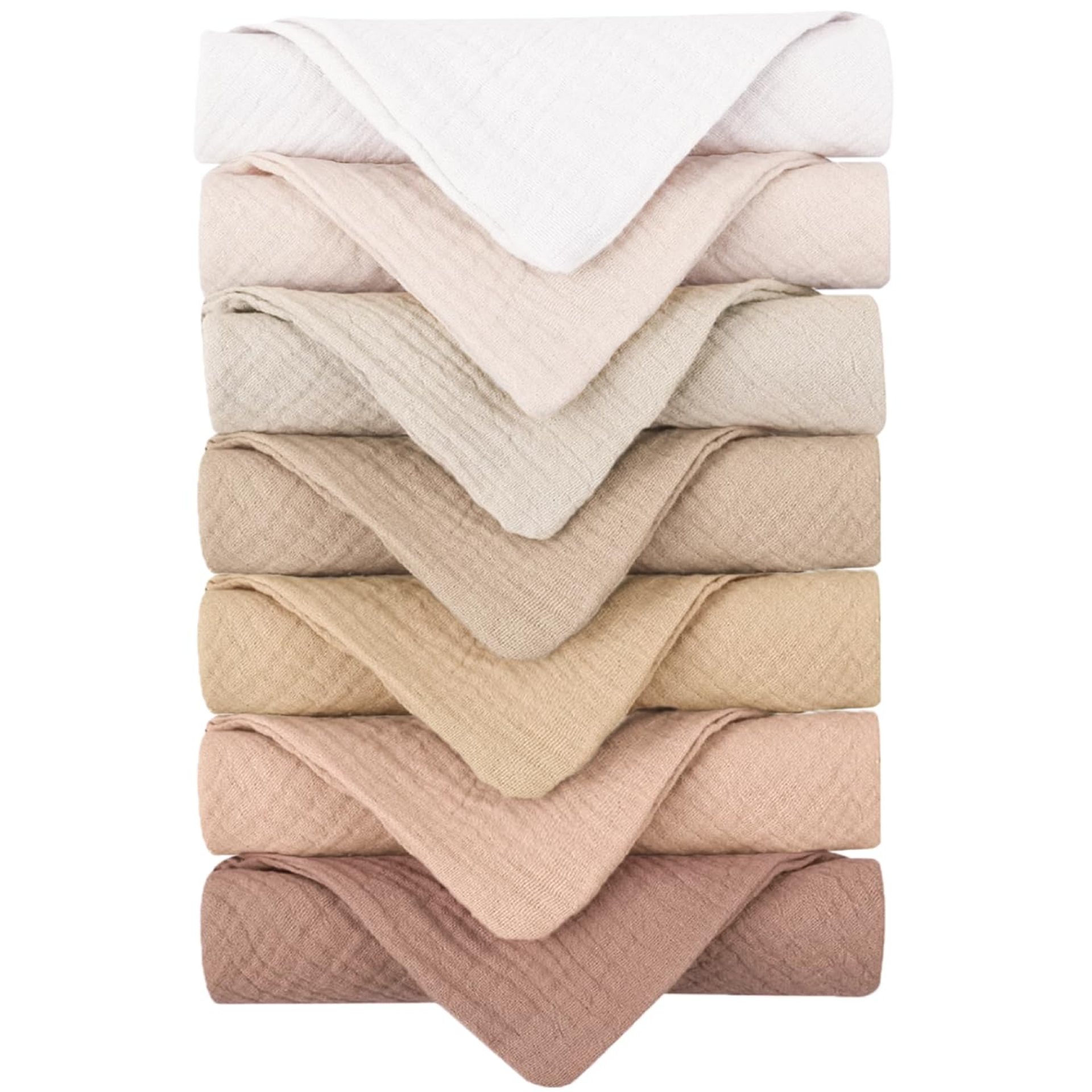 Konssy 7-Pack Soft Cotton Face Wash Cloths, Reusable Absorbent Washcloths for Sensitive Skin, Facial Makeup Remover Towels for Women (11 x 11 Inch) Konssy 7-Pack Soft Cotton Face Wash Cloths, Reusable Absorbent Washcloths for Sensitive Skin, Facial Makeup Remover Towels for Women (11 x 11 Inch)