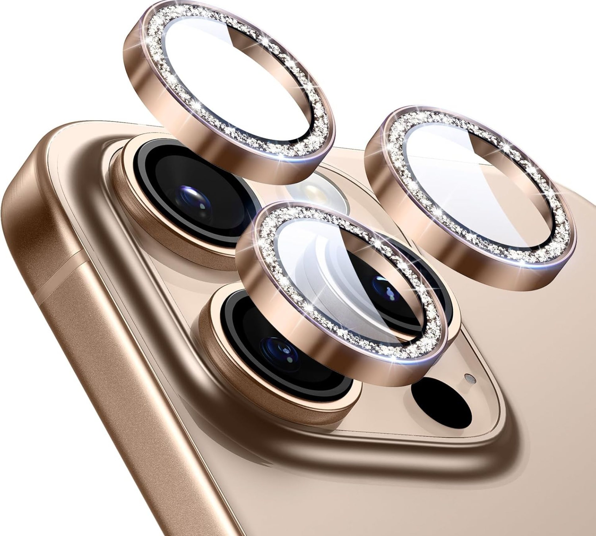 ESR Camera Lens Protector for iPhone 16 Pro Max/16 Pro/15 Pro Max/15 Pro/14 Pro Max/14 Pro, Ultra-tough HD Individual Lens Protectors, Ultra-thin Tempered Glass, 1 Pack, Desert Titanium Shimmer ESR Camera Lens Protector for iPhone 16 Pro Max/16 Pro/15 Pro Max/15 Pro/14 Pro Max/14 Pro, Ultra-tough HD Individual Lens Protectors, Ultra-thin Tempered Glass, 1 Pack, Desert Titanium Shimmer