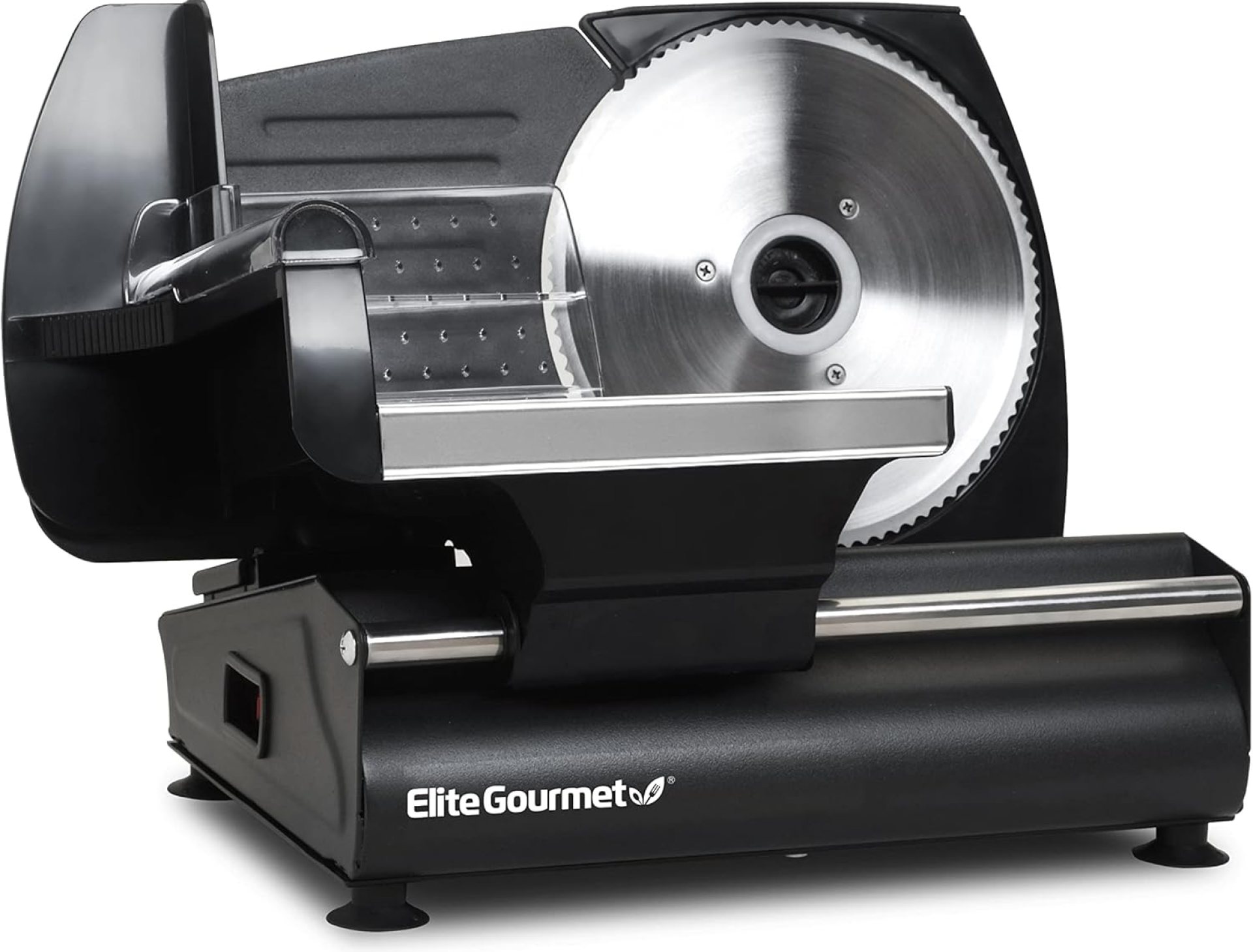 Elite Gourmet EMT-625B Ultimate Precision Electric Deli Food Meat Slicer Removable Stainless Steel Blade, Adjustable Thickness, Ideal for Cold Cuts, Hard Cheese, Vegetables & Bread, 7.5”, Black Elite Gourmet EMT-625B Ultimate Precision Electric Deli Food Meat Slicer Removable Stainless Steel Blade, Adjustable Thickness, Ideal for Cold Cuts, Hard Cheese, Vegetables & Bread, 7.5”, Black