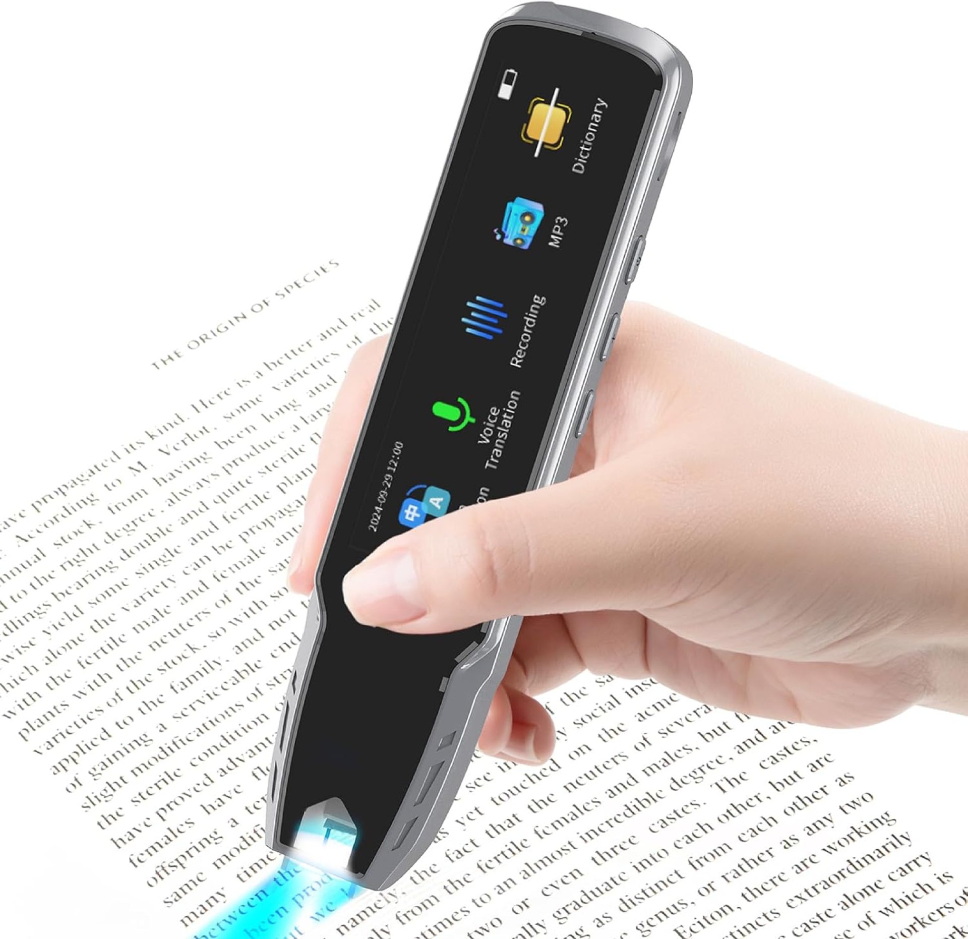 Translation Scanning Pen, Translator Pen for Dyslexia, OCR Scanning Device, Text to Speech Reader Pen, Support 112 Languages Online Translation for Language Learners Business Travel Translation Scanning Pen, Translator Pen for Dyslexia, OCR Scanning Device, Text to Speech Reader Pen, Support 112 Languages Online Translation for Language Learners Business Travel