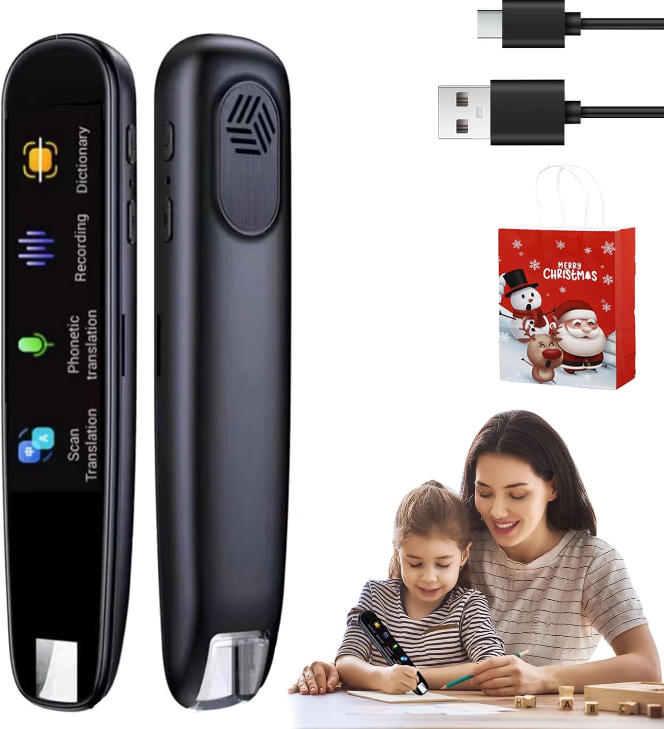 Travel Translator Pen – Regal Maison Travel Translator Pen, 112 Language Translator Device with Touch Screen, Effortlessly Communicate and Navigate in Any Foreign Country (Black) Travel Translator Pen – Regal Maison Travel Translator Pen, 112 Language Translator Device with Touch Screen, Effortlessly Communicate and Navigate in Any Foreign Country (Black)