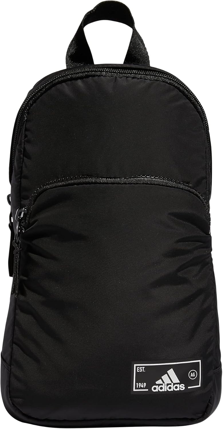 adidas Essentials Sling Small Crossbody Bag for Women and Men (5L), Black/2.0, One Size adidas Essentials Sling Small Crossbody Bag for Women and Men (5L), Black/2.0, One Size