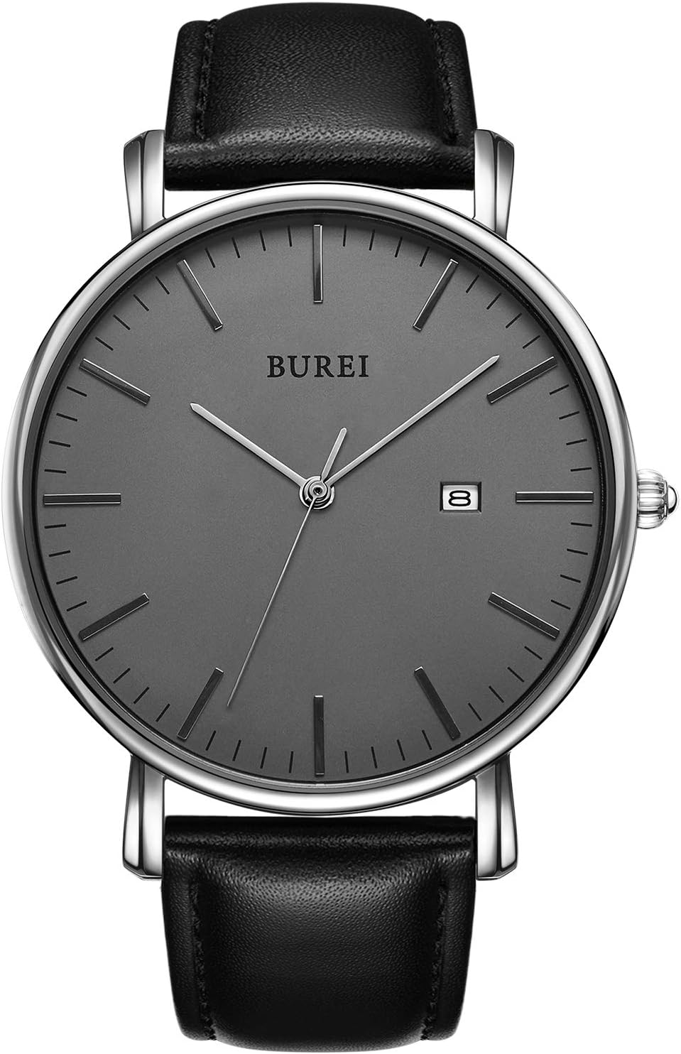 BUREI Men Wrist Watches Fashion Minimalist Analog Leather Quartz Waterproof Watches for Men BUREI Men Wrist Watches Fashion Minimalist Analog Leather Quartz Waterproof Watches for Men