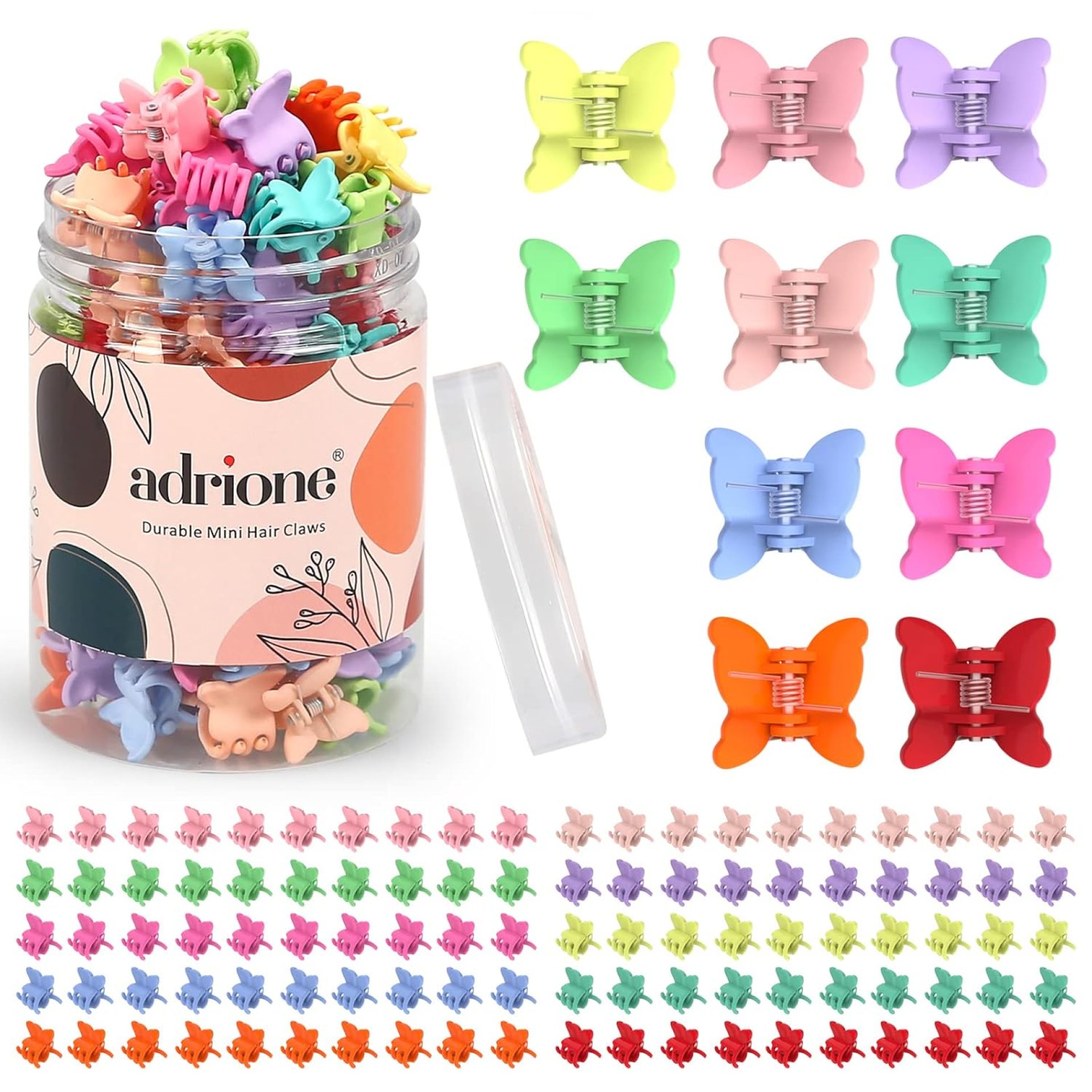 Butterfly Hair Clips for Girls 100 Pack, Colorful Hair Clips for Toddler Girls Baby Hair Clips Toddler Hair Clips Butterfly Clips for Little Girl Hair Clips for Kids Hair Clips Baby Claw Clips Butterfly Hair Clips for Girls 100 Pack, Colorful Hair Clips for Toddler Girls Baby Hair Clips Toddler Hair Clips Butterfly Clips for Little Girl Hair Clips for Kids Hair Clips Baby Claw Clips