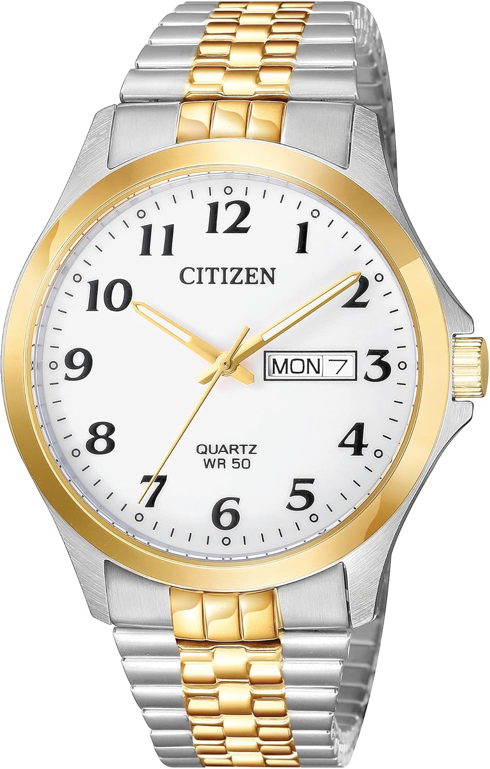 Citizen Quartz Mens Watch, Stainless Steel, Classic Citizen Quartz Mens Watch, Stainless Steel, Classic