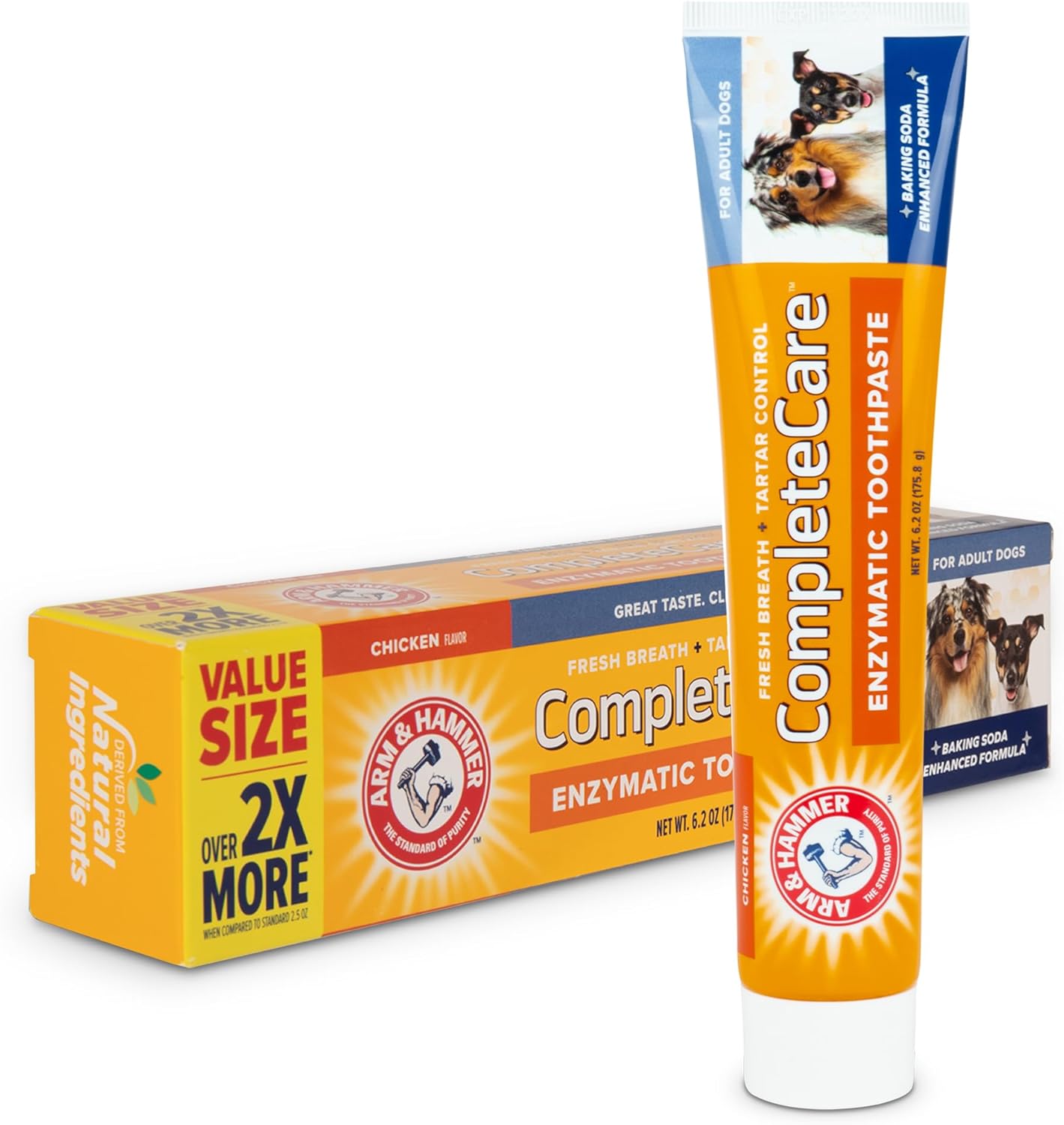 Arm & Hammer Complete Care Enzymatic Dog Toothpaste, 6.2 oz – Dog Toothpaste for Puppies and Adult Dogs, Arm and Hammer Toothpaste for Dogs – Pet Toothpaste, Dog Dental Care and Clean Dog Teeth Arm & Hammer Complete Care Enzymatic Dog Toothpaste, 6.2 oz – Dog Toothpaste for Puppies and Adult Dogs, Arm and Hammer Toothpaste for Dogs – Pet Toothpaste, Dog Dental Care and Clean Dog Teeth