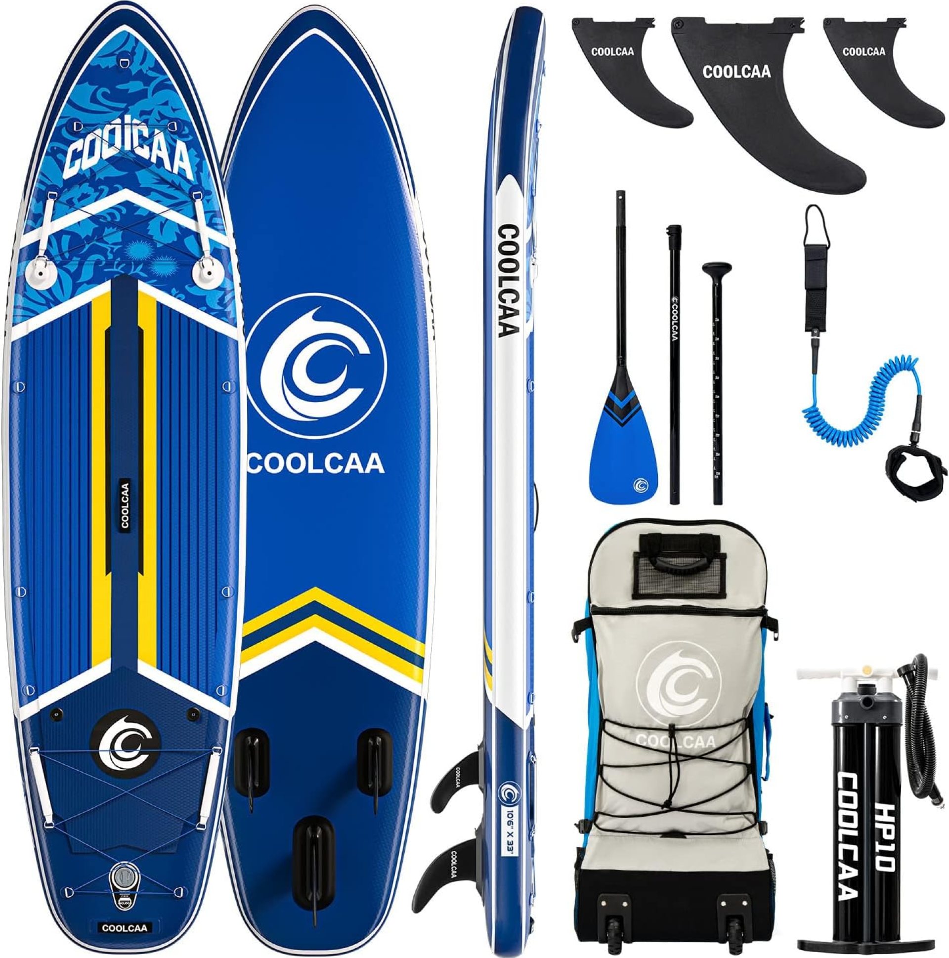 Inflatable Paddle Board, 460lb Max Capacity, Stand Up Paddle Board with Premium SUP Paddle Board Accessories, Stable Design, Non-Slip Comfort Deck, Paddle Boards for Adults & Youth of All Skill Levels Inflatable Paddle Board, 460lb Max Capacity, Stand Up Paddle Board with Premium SUP Paddle Board Accessories, Stable Design, Non-Slip Comfort Deck, Paddle Boards for Adults & Youth of All Skill Levels