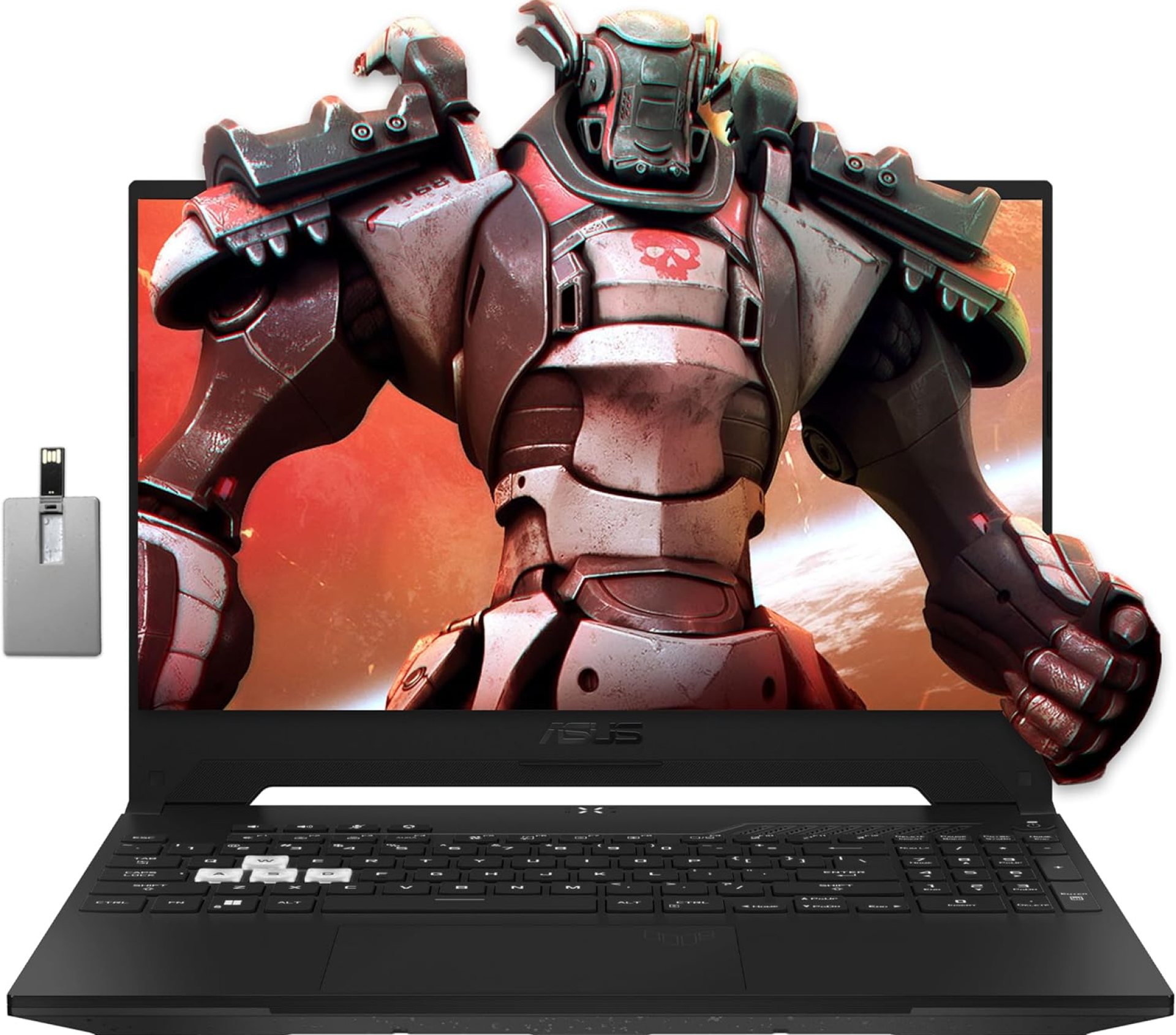 ASUS TUF Dash 15.6″ FHD 144Hz Gaming Laptop, Core i7-12650H Processor, NVIDIA GeForce RTX 3070, 16GB DDR5 RAM, 512GB SSD, Backlit Keyboard, HD Camera, Win 11 Pro, Black, 32GB Hotface USB Card ASUS TUF Dash 15.6″ FHD 144Hz Gaming Laptop, Core i7-12650H Processor, NVIDIA GeForce RTX 3070, 16GB DDR5 RAM, 512GB SSD, Backlit Keyboard, HD Camera, Win 11 Pro, Black, 32GB Hotface USB Card