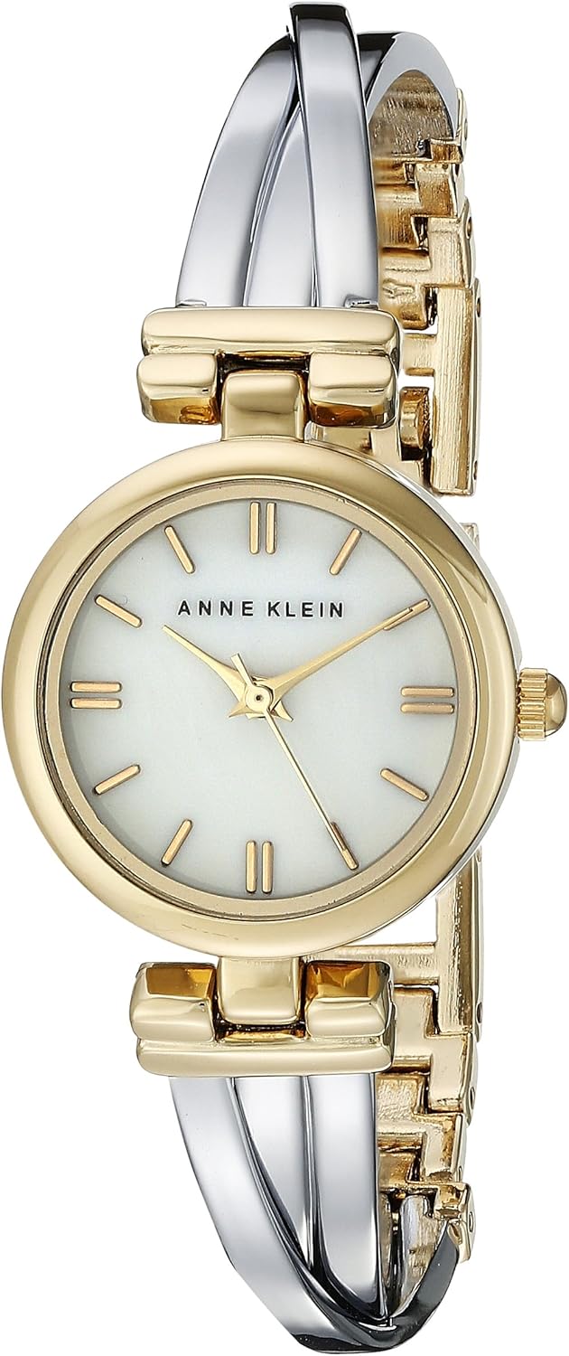 Anne Klein Women’s AK/1171MPTT Two-Tone Bangle Watch Anne Klein Women’s AK/1171MPTT Two-Tone Bangle Watch
