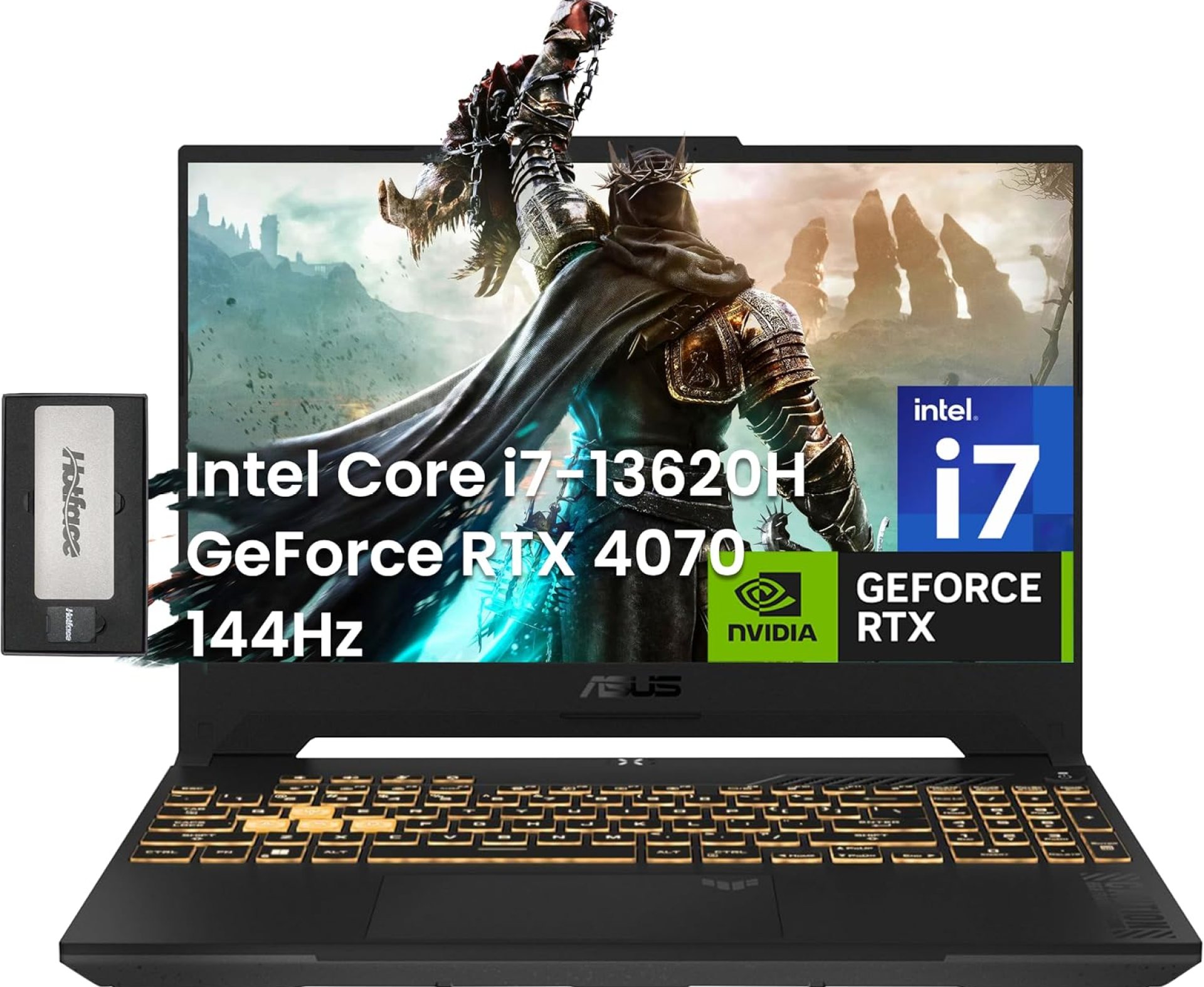 ASUS TUF 15.6″ FHD 144Hz Gaming Laptop, Intel i7-13620H, NVIDIA GeForce RTX 4070 8GB, 16GB DDR5, 1TB SSD, RGB Backlit Keyboard, WiFi 6, Webcam, Win 11 Pro, Mecha Grey, 256GB Docking Station Set ASUS TUF 15.6″ FHD 144Hz Gaming Laptop, Intel i7-13620H, NVIDIA GeForce RTX 4070 8GB, 16GB DDR5, 1TB SSD, RGB Backlit Keyboard, WiFi 6, Webcam, Win 11 Pro, Mecha Grey, 256GB Docking Station Set
