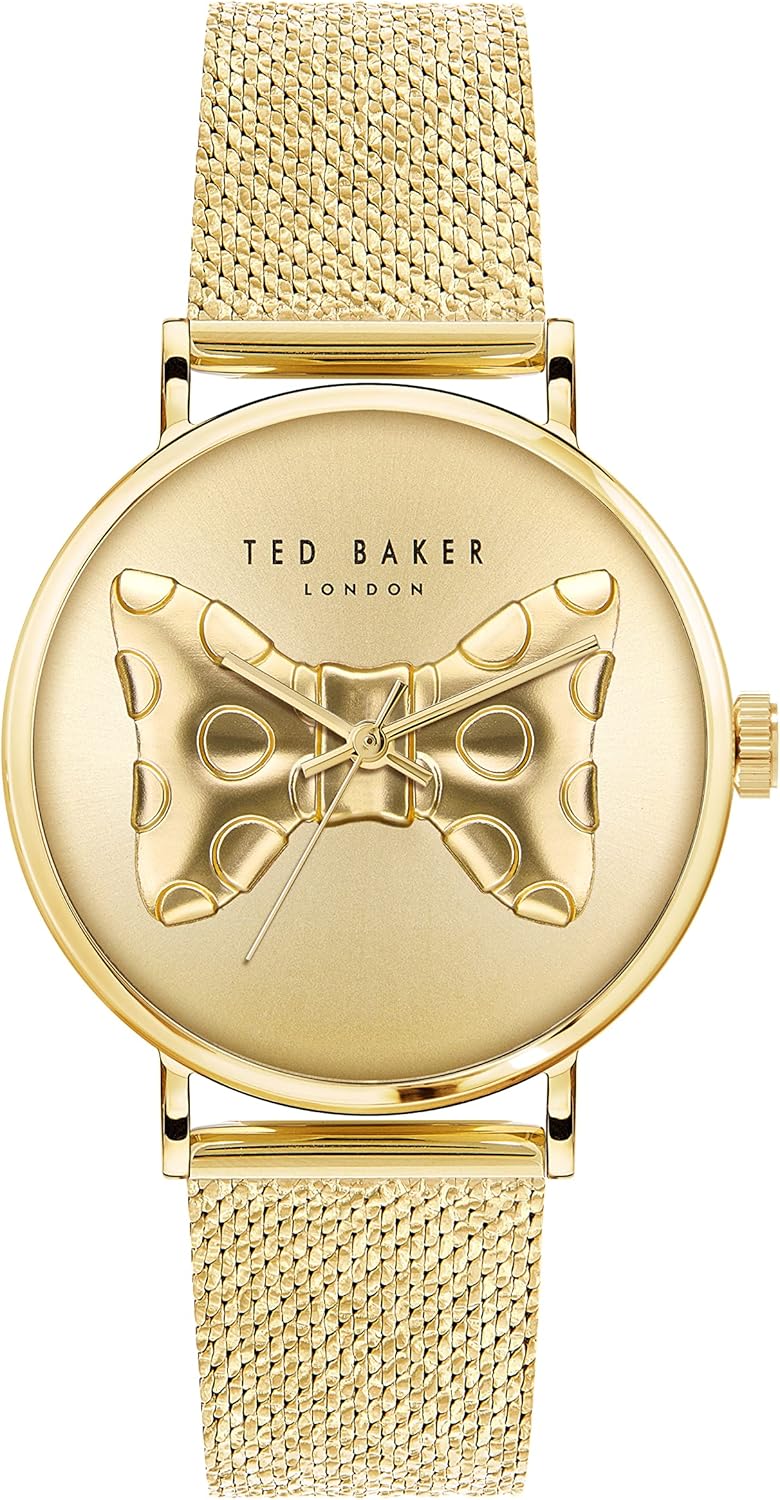 Ted Baker Ladies Stainless Steel Yellow Gold Jewellery Mesh Band Watch (Model: BKPPHS3039I) Ted Baker Ladies Stainless Steel Yellow Gold Jewellery Mesh Band Watch (Model: BKPPHS3039I)