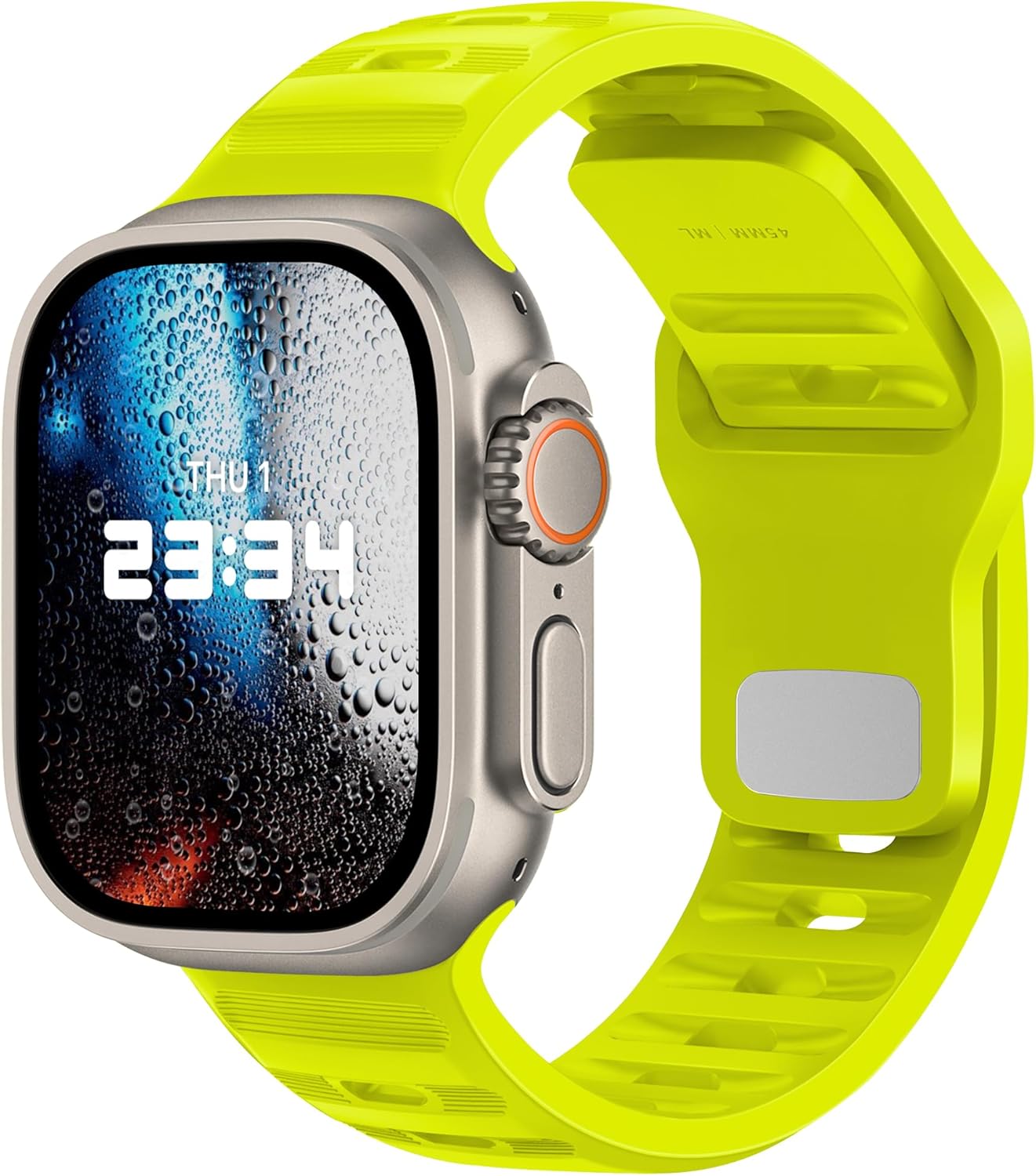UC1 Sport Band for Apple Watch Bands Ultra 2 49mm, Series 10 46mm, 9 8 7 45mm 41mm, SE 6 5 4 44mm 40mm, 3 2 1 42mm 38mm Men Women iWatch, Strap Silicone UC1 Sport Band for Apple Watch Bands Ultra 2 49mm, Series 10 46mm, 9 8 7 45mm 41mm, SE 6 5 4 44mm 40mm, 3 2 1 42mm 38mm Men Women iWatch, Strap Silicone