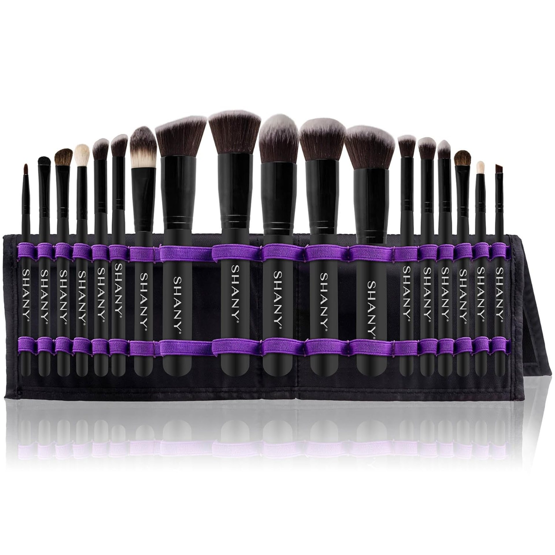 SHANY Makeup Brushes Artisan Easel Elite Cosmetics Make up Brush Set, Complete Kabuki Makeup Brush Set with Standing Convertible Makeup Brush Holder Storage – 18 pcs SHANY Makeup Brushes Artisan Easel Elite Cosmetics Make up Brush Set, Complete Kabuki Makeup Brush Set with Standing Convertible Makeup Brush Holder Storage – 18 pcs