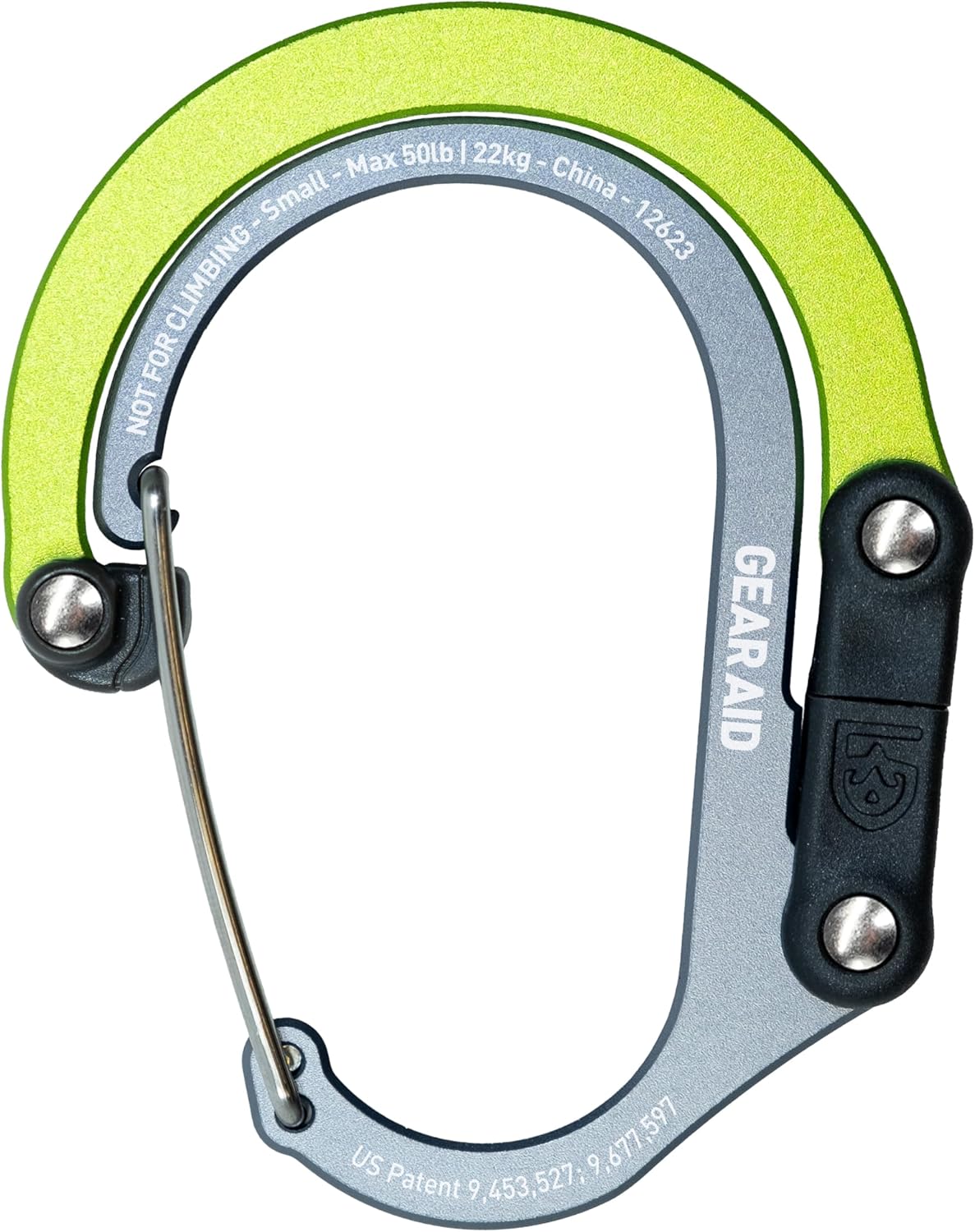 GEAR AID HEROCLIP (Small) Carabiner Gear Clip and Hook, for Hanging Bags, Purses, Lanterns, Strollers, Tools, Helmets, Water Bottles, and More GEAR AID HEROCLIP (Small) Carabiner Gear Clip and Hook, for Hanging Bags, Purses, Lanterns, Strollers, Tools, Helmets, Water Bottles, and More