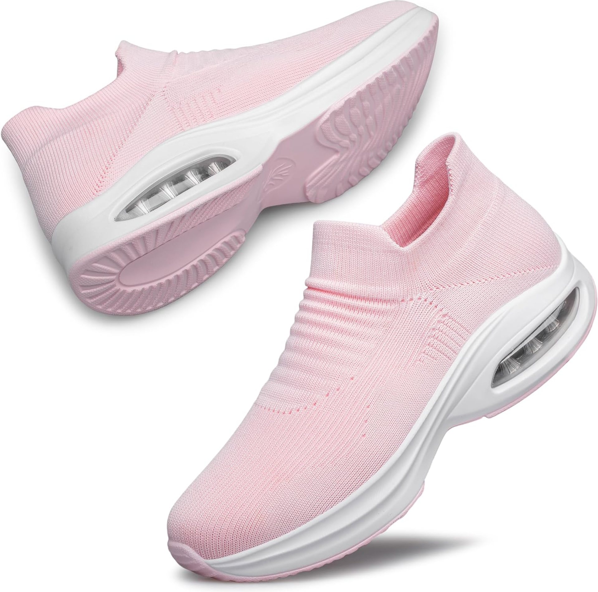 DOUSSPRT Womens Walking Shoes Sock Casual Ladies Fashion Sneakers Comfortable Slip On Air Cushion Platform DOUSSPRT Womens Walking Shoes Sock Casual Ladies Fashion Sneakers Comfortable Slip On Air Cushion Platform