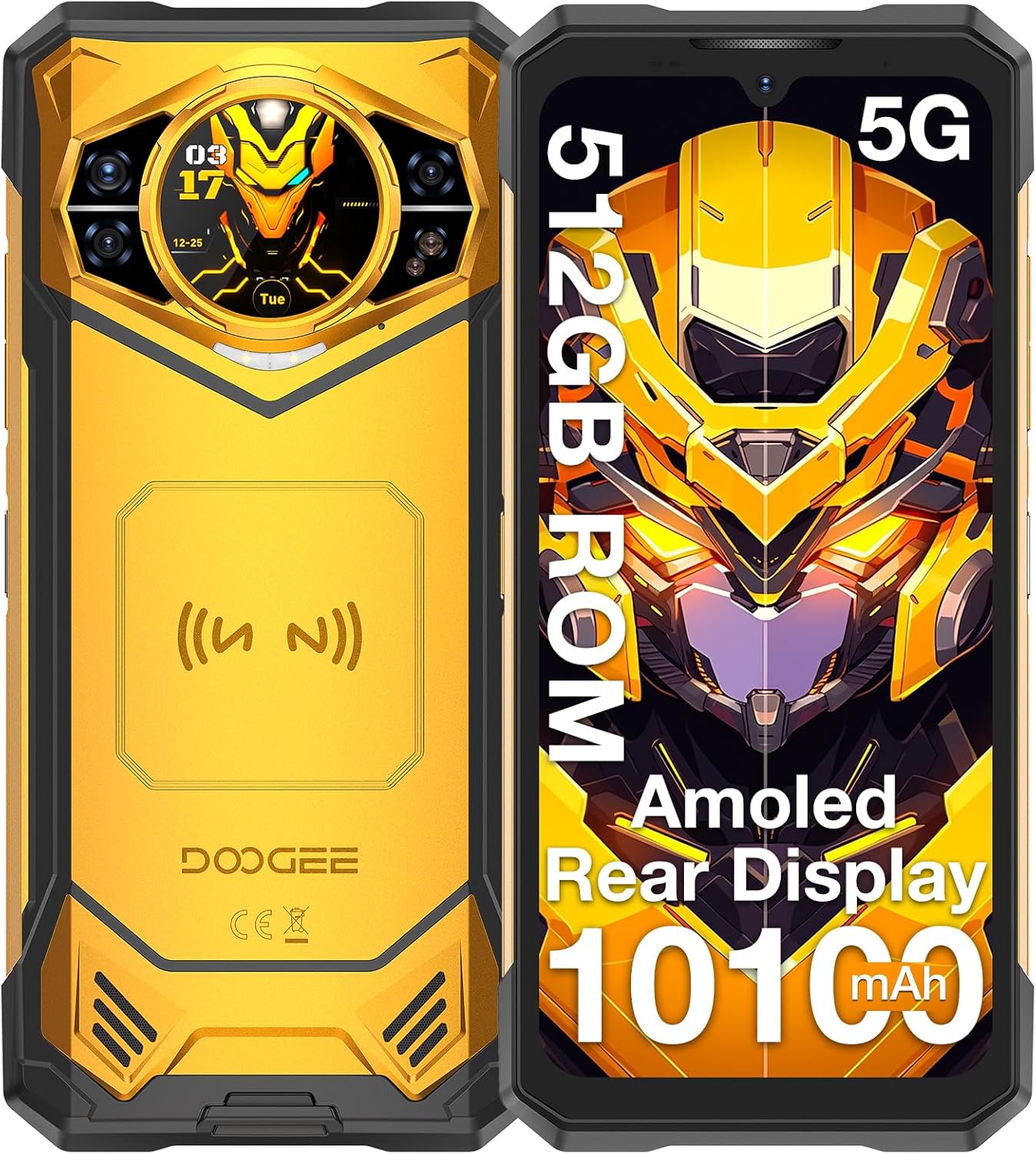 DOOGEE S200 X (2025) 5G Rugged Phone,32GB+512GB/TF 2TB, Android 14 Rugged Cell Phone with 1.32″ Amoled Screen,10100mAh/33W,100MP+20MP+20MP Rugged Smartphone,6.72″ FHD/120Hz,Waterproof Phone,NFC/OTG DOOGEE S200 X (2025) 5G Rugged Phone,32GB+512GB/TF 2TB, Android 14 Rugged Cell Phone with 1.32″ Amoled Screen,10100mAh/33W,100MP+20MP+20MP Rugged Smartphone,6.72″ FHD/120Hz,Waterproof Phone,NFC/OTG