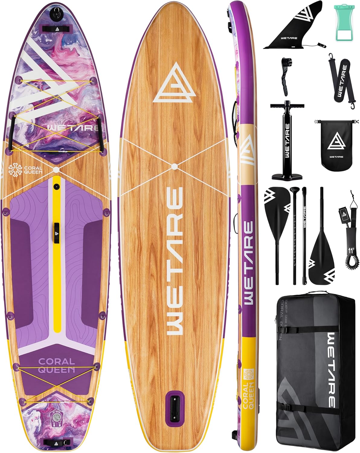 11’6″x35″ Inflatable Paddle Board, 450lbs Extra Wide Stand Up Sup Board for Adults, Blow Up Paddleboard Kayak Non-Slip Stable Deck Boat for Yoga Fishing Surf 11’6″x35″ Inflatable Paddle Board, 450lbs Extra Wide Stand Up Sup Board for Adults, Blow Up Paddleboard Kayak Non-Slip Stable Deck Boat for Yoga Fishing Surf