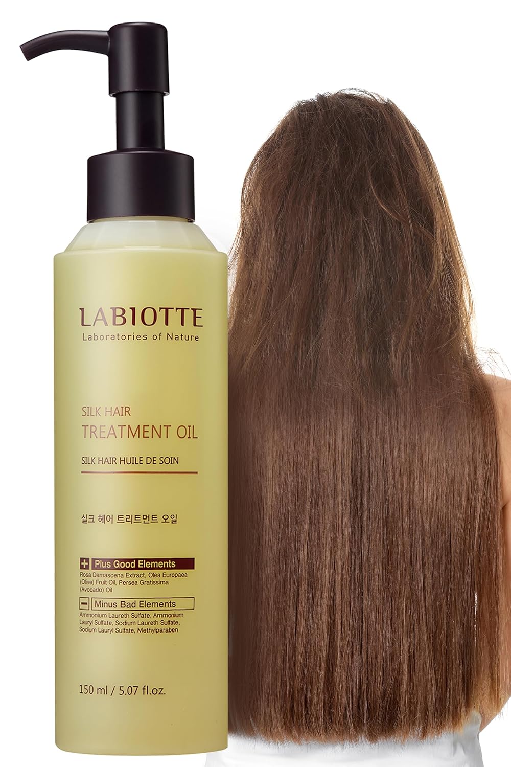 LABIOTTE Silk Oil Hair Treatment for Repair, Frizz Control & Shine – With Jojoba Oil for Dry, Damaged Hair Growth – 5.07 Fl Oz LABIOTTE Silk Oil Hair Treatment for Repair, Frizz Control & Shine – With Jojoba Oil for Dry, Damaged Hair Growth – 5.07 Fl Oz