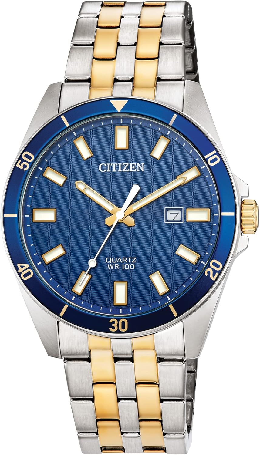Citizen Quartz Mens Watch, Stainless Steel, Classic Citizen Quartz Mens Watch, Stainless Steel, Classic
