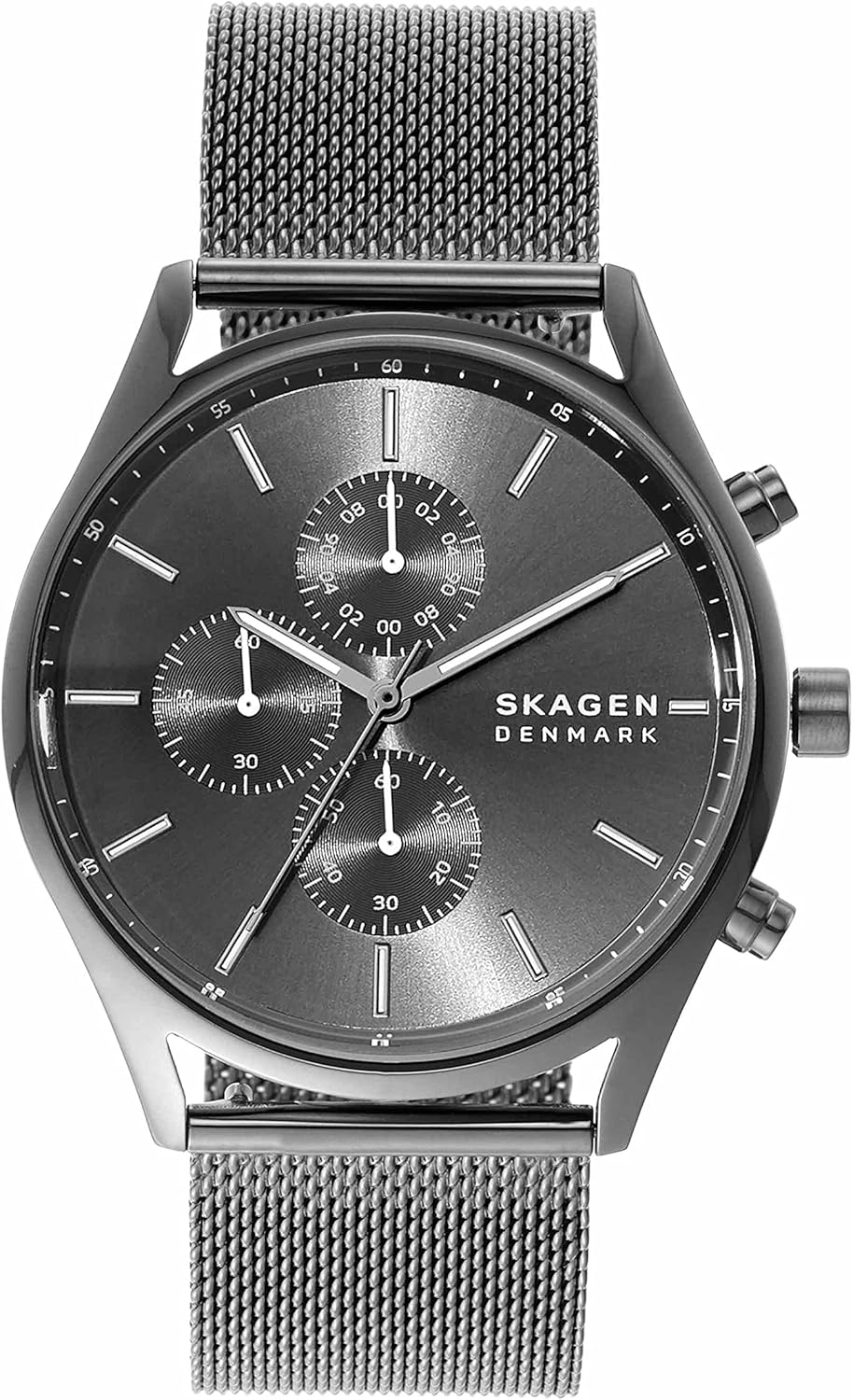 Skagen Holst Men’s Watch with Stainless Steel Mesh or Leather Band Skagen Holst Men’s Watch with Stainless Steel Mesh or Leather Band