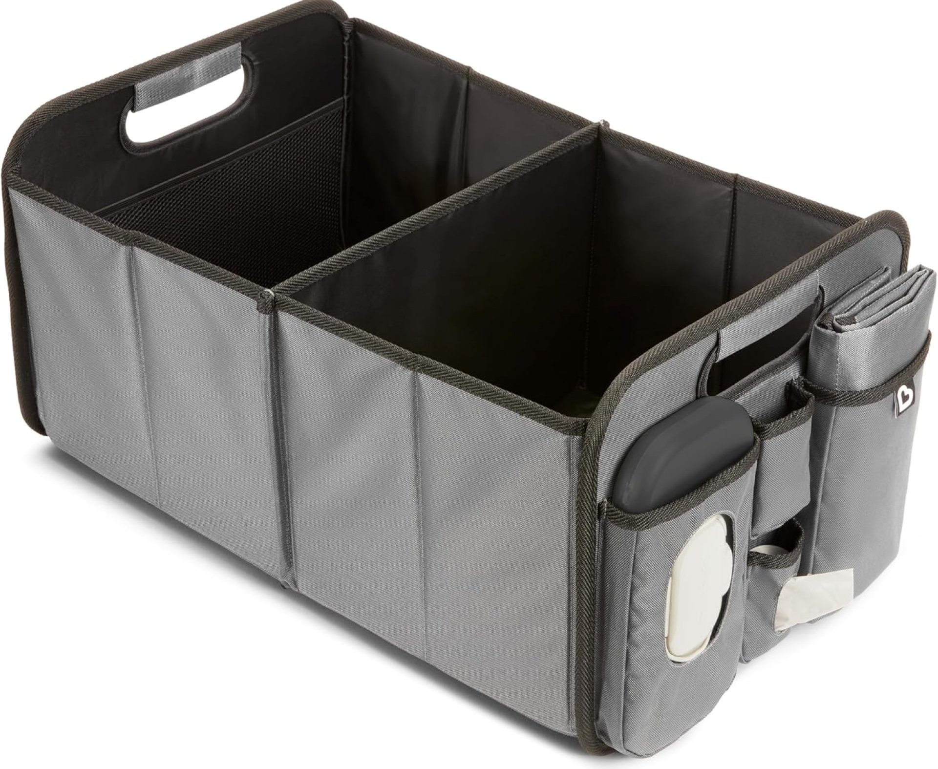 Munchkin Brica Out-n-About Trunk and Car Organizer with Diaper Changing Station, Collapsible, Grey Munchkin Brica Out-n-About Trunk and Car Organizer with Diaper Changing Station, Collapsible, Grey